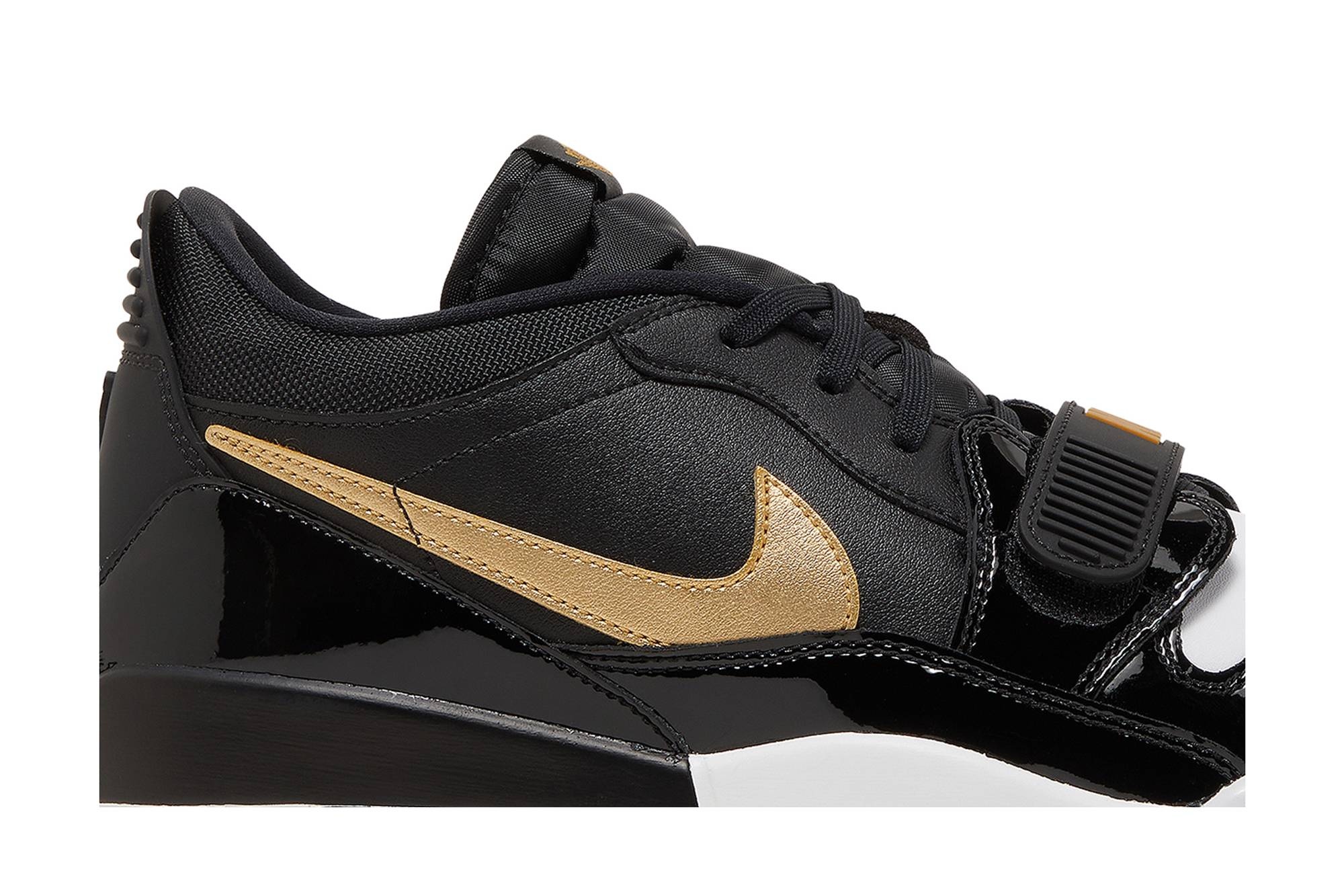 Jordan Legacy 312 Low 'Black Metallic Gold' - 2