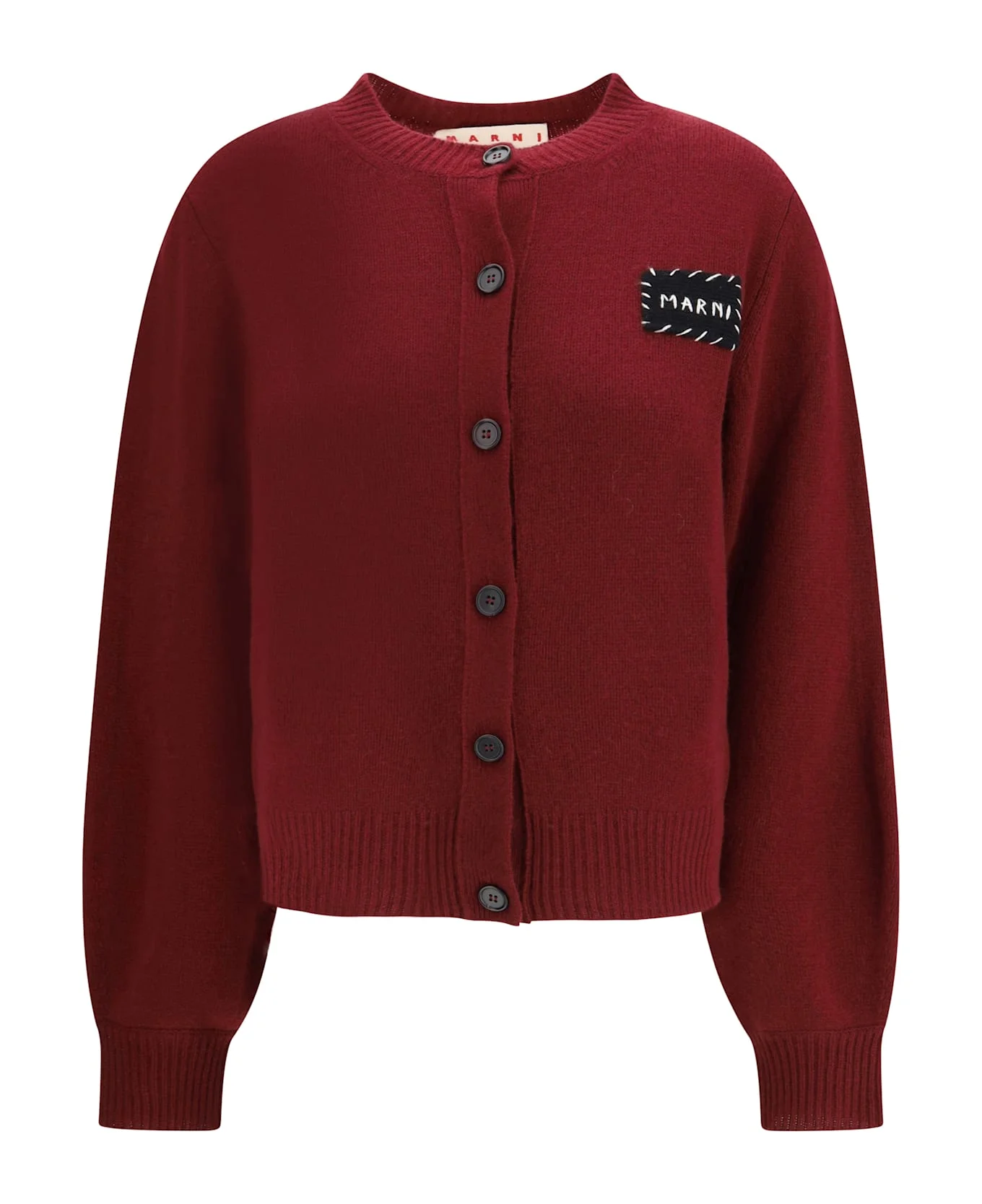 Cashmere Cardigan With Patch - 1