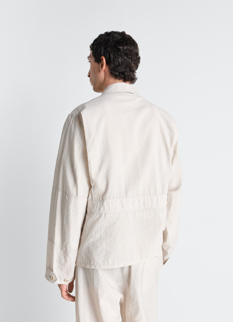 3D POCKET JACKET IN WASHED TECHNICAL COTTON 7