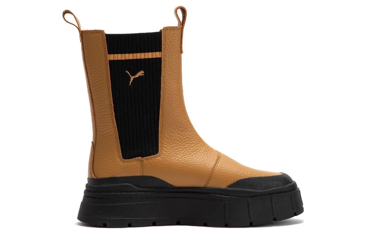 (WMNS) PUMA Mayze Stack Chelsea Boot 'Desert Tan' 386742-01 - 2