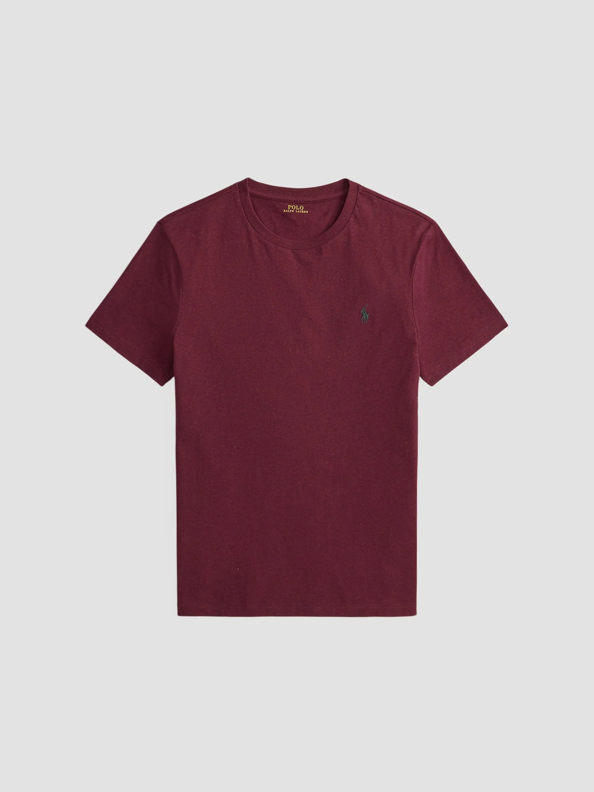 Men's Custom-Slim-Fit Jersey Crewneck T-Shirt - Spring Wine Heather - 1
