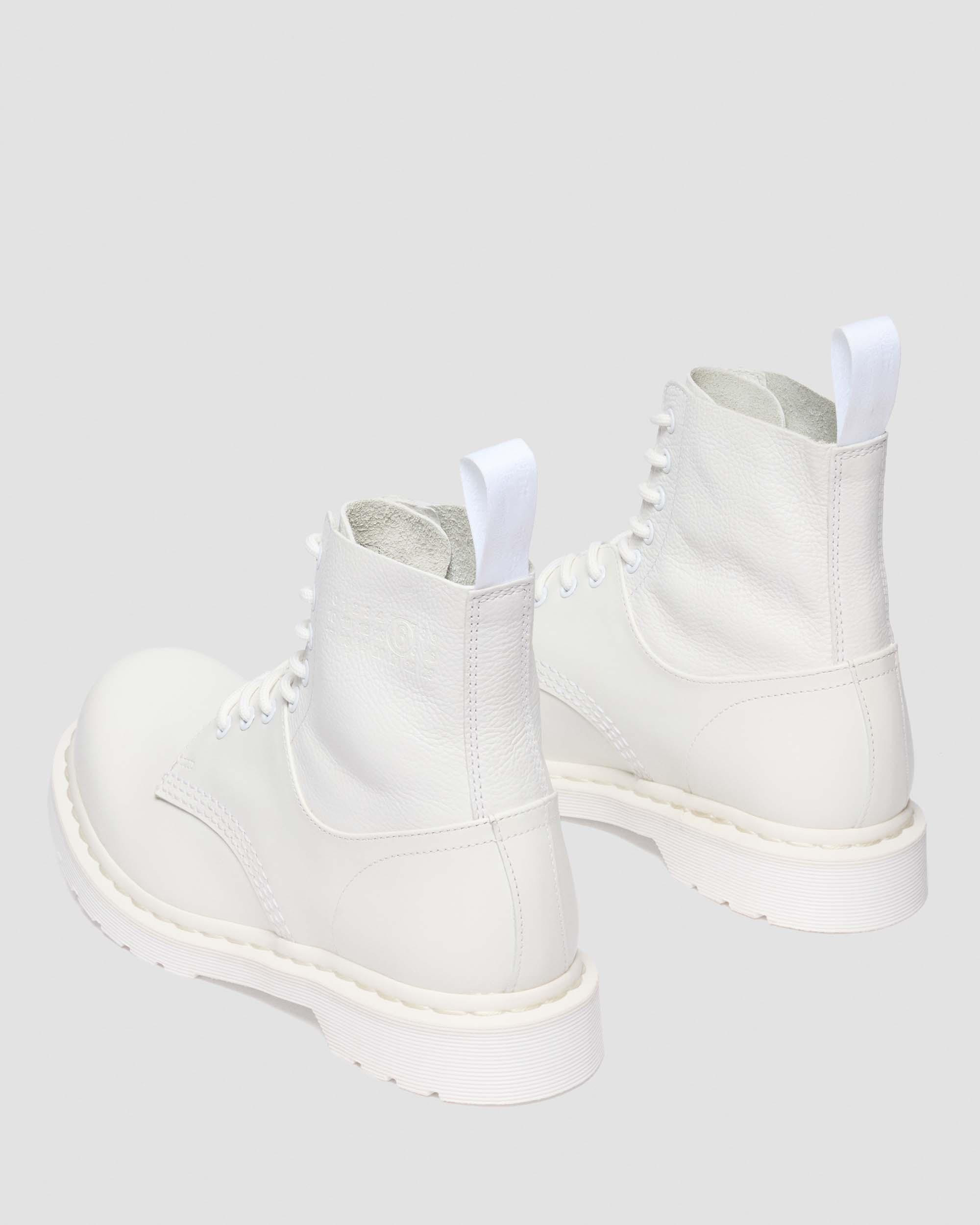 1460 Twist MM6 Smooth + Virginia Leather Lace Up Boots - 6