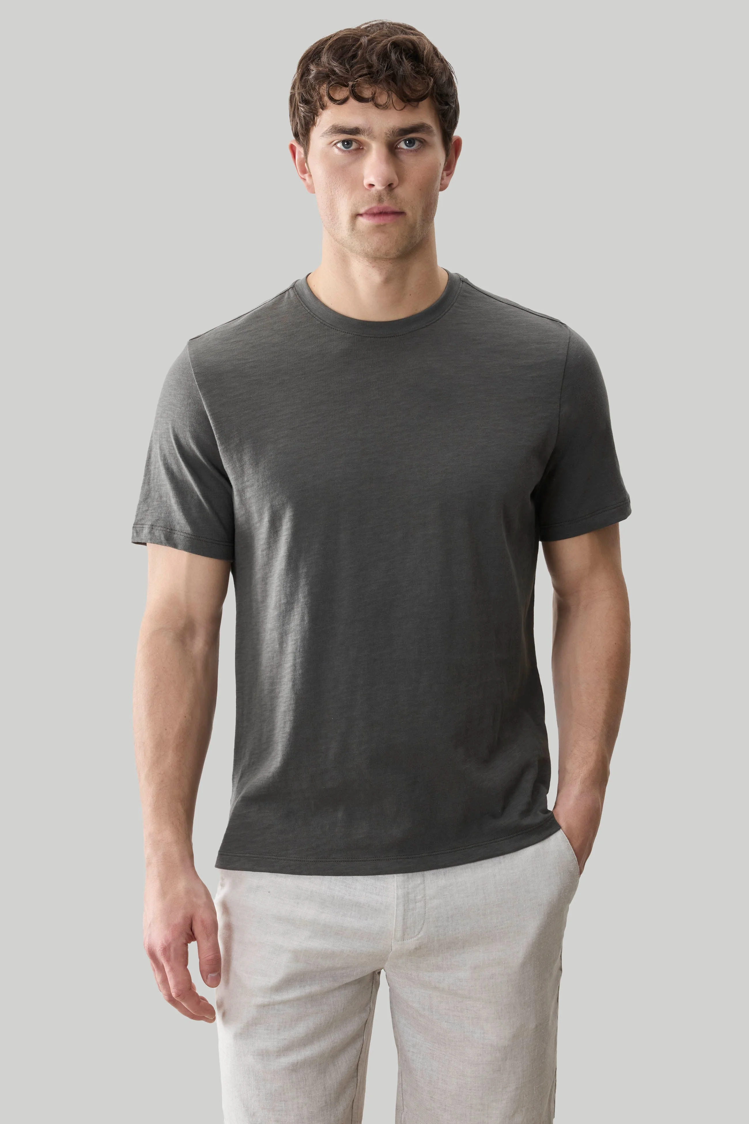 Brightwood Short Sleeve Slub Tee - 1