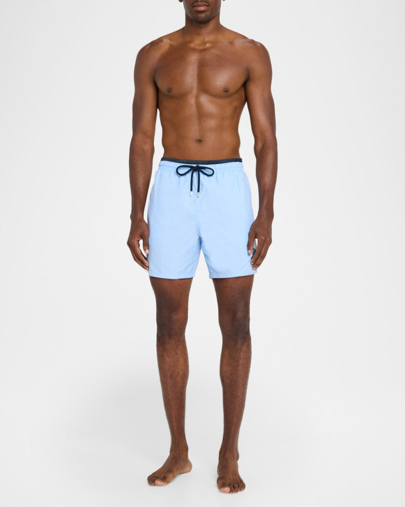 Vilebrequin Men's Les Unis Bicolor Swim Trunks outlook