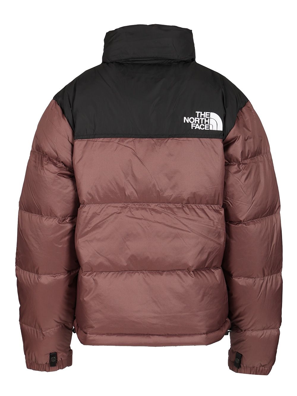 1996 Retro Nuptse Jacket Khumbu Climbing School White Dune Nylon Coats Brown - 2