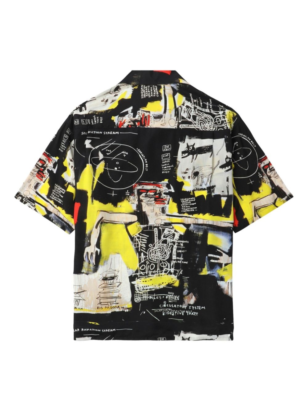 Jean-Michel Basquiat graphic-print shirt - 6