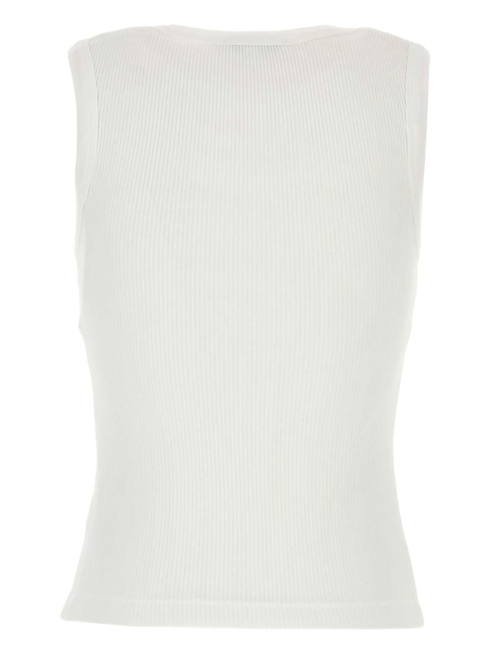 ribbed sleeveless top - 2