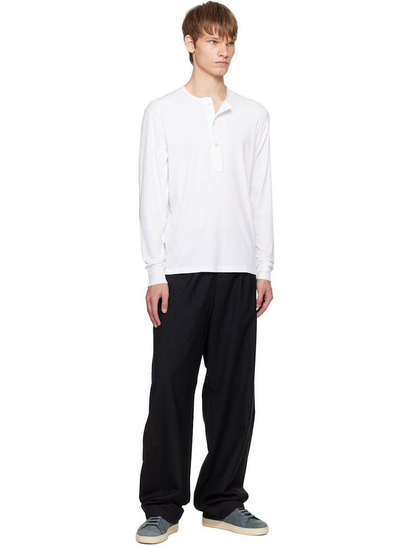 TOM FORD Blue Nubuck Warwick Sneakers outlook