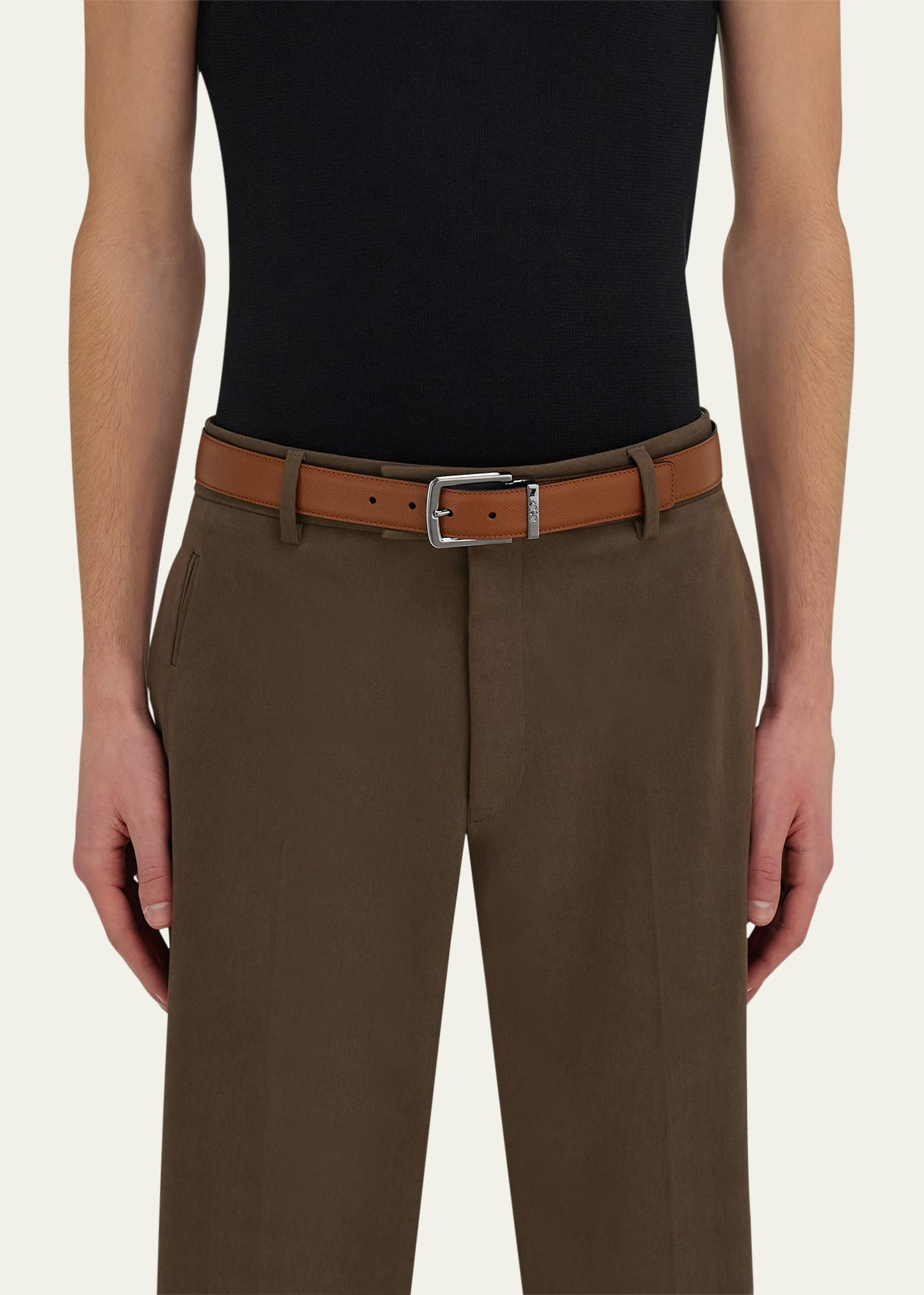 Men's Reversible Leather Belt - 2