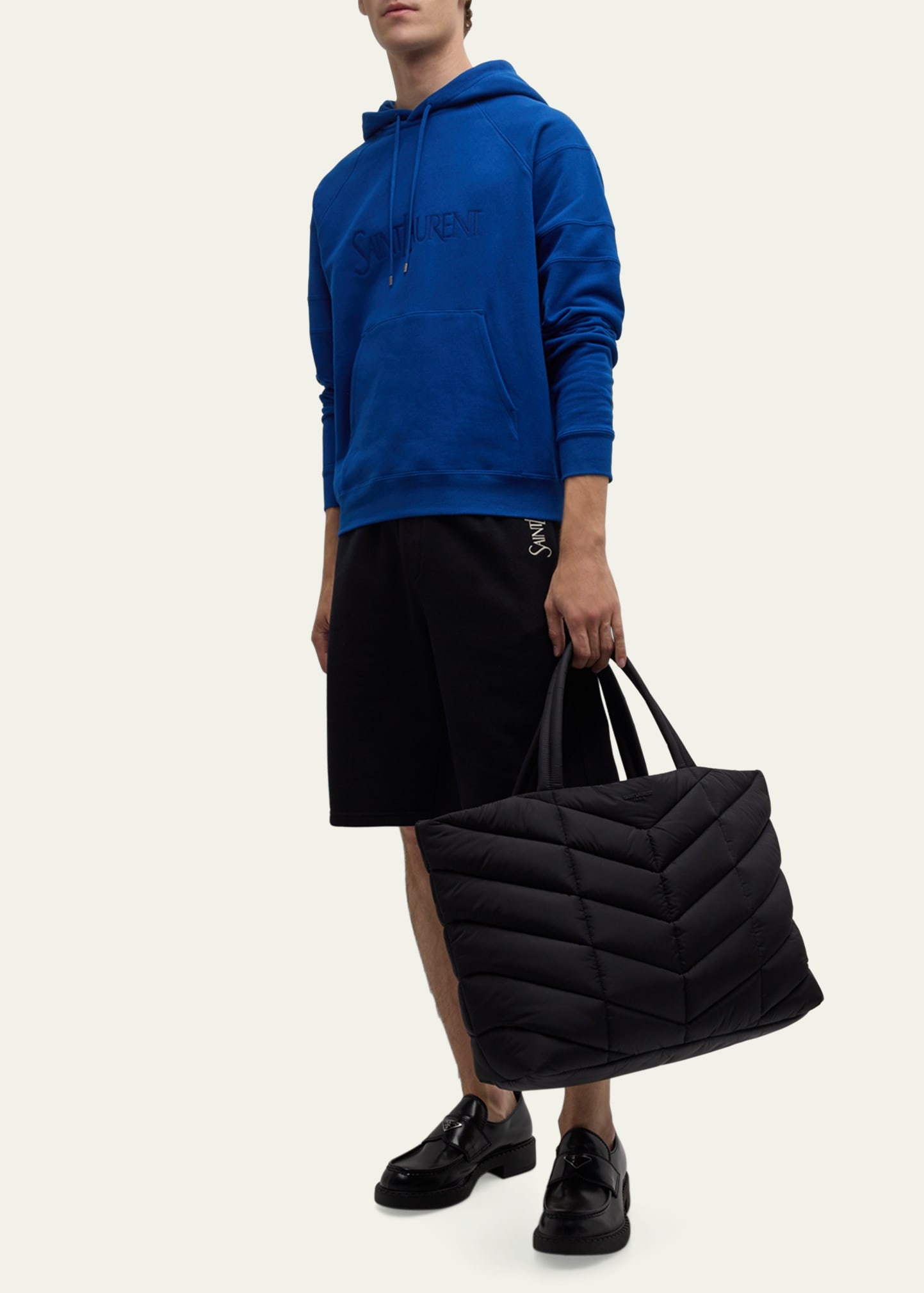 Men's Nylon Puffer Tote Bag - 2