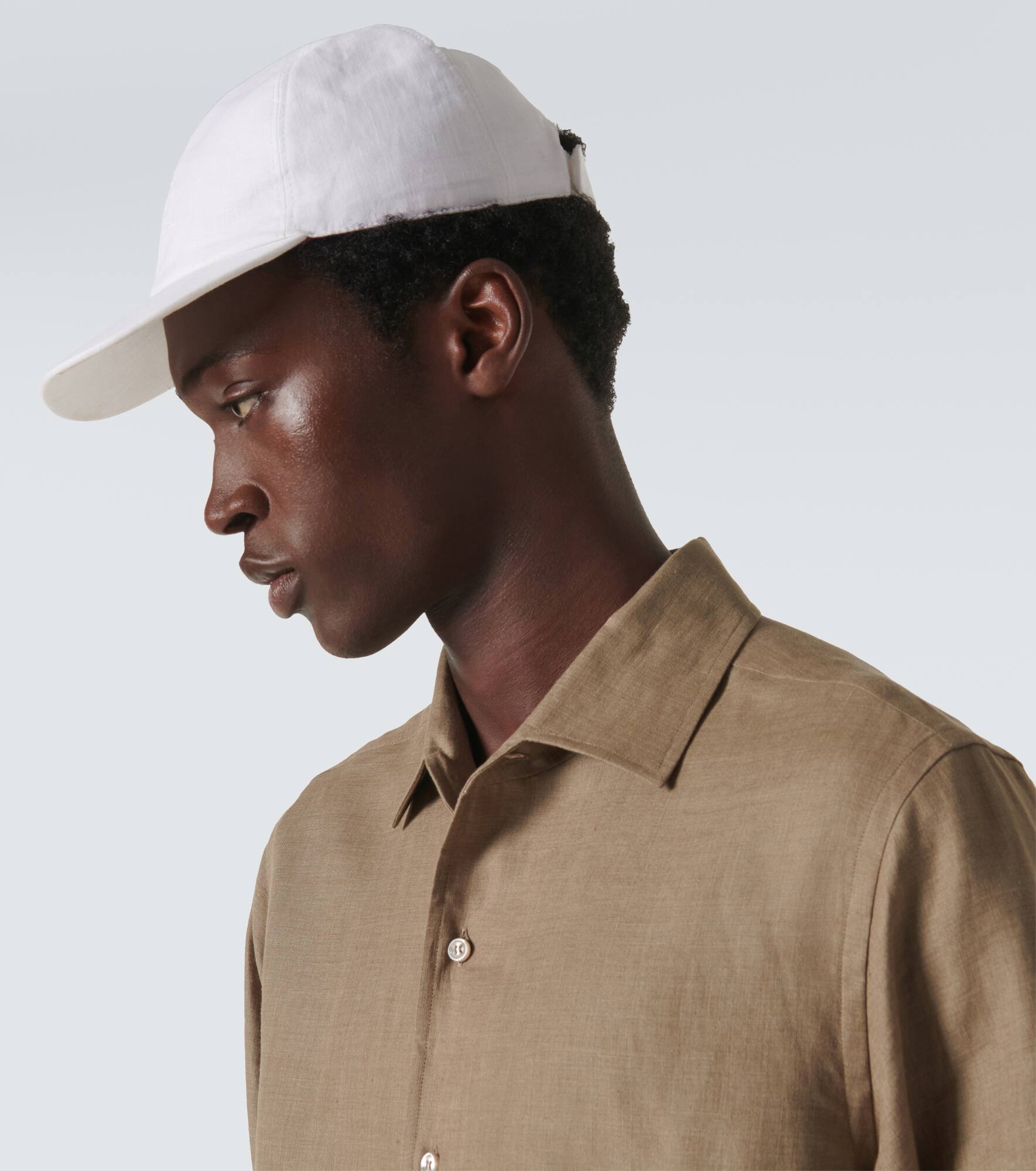 Linen baseball cap - 2