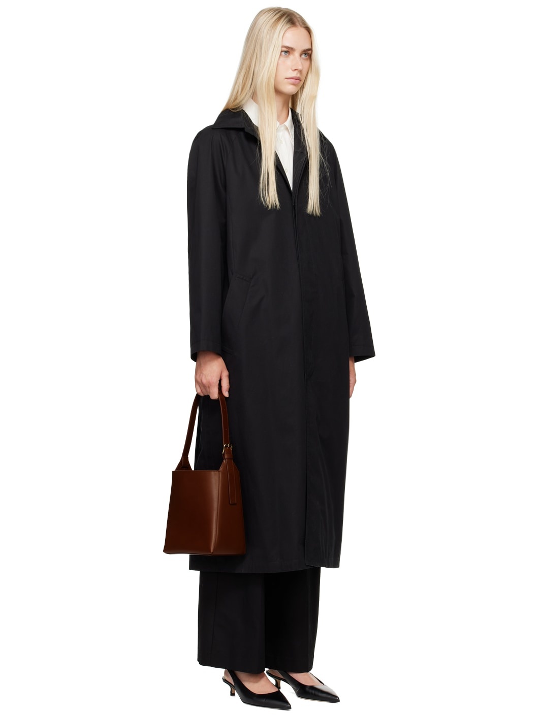 Black Gaia Trench Coat - 2