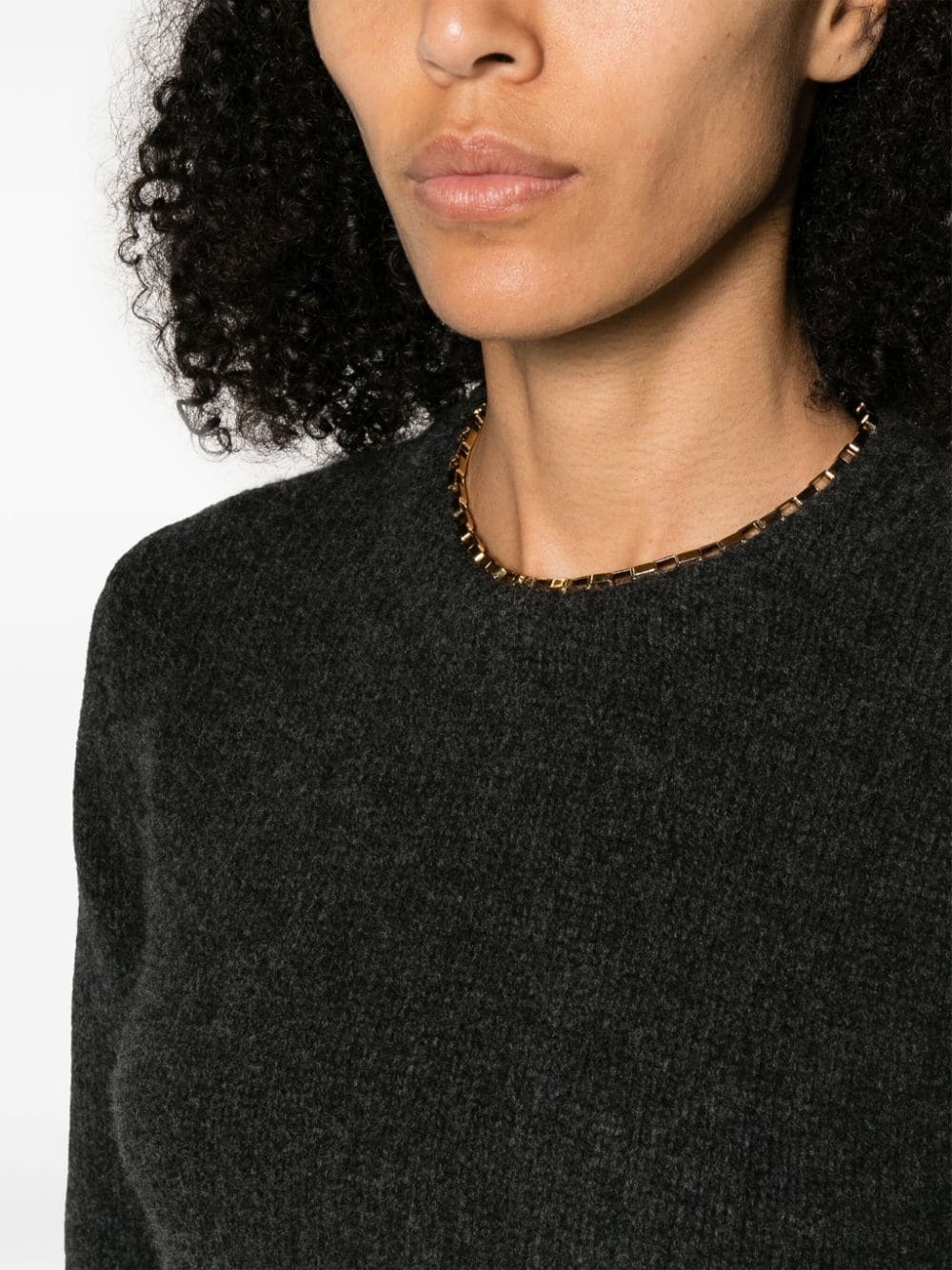 Chain-Edge wool-cashmere jumper - 5