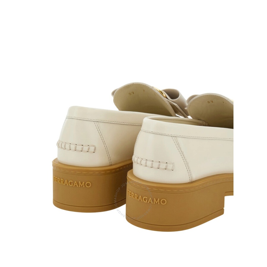 Ferragamo Vara Bow Leather Loafers - 4