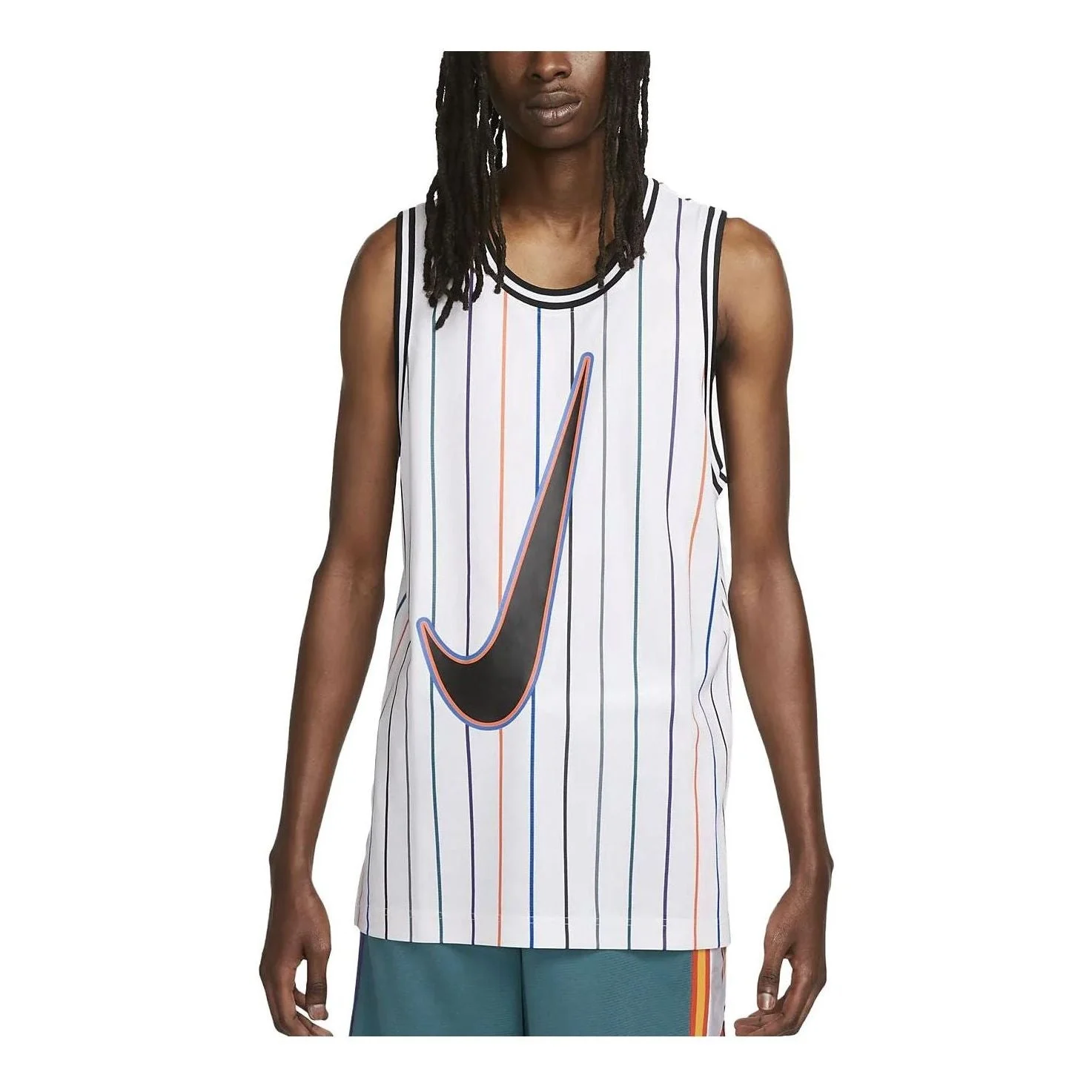 Nike Dri-Fit DNA Basketball Jersey 'White Black' DX0436-100 - 1