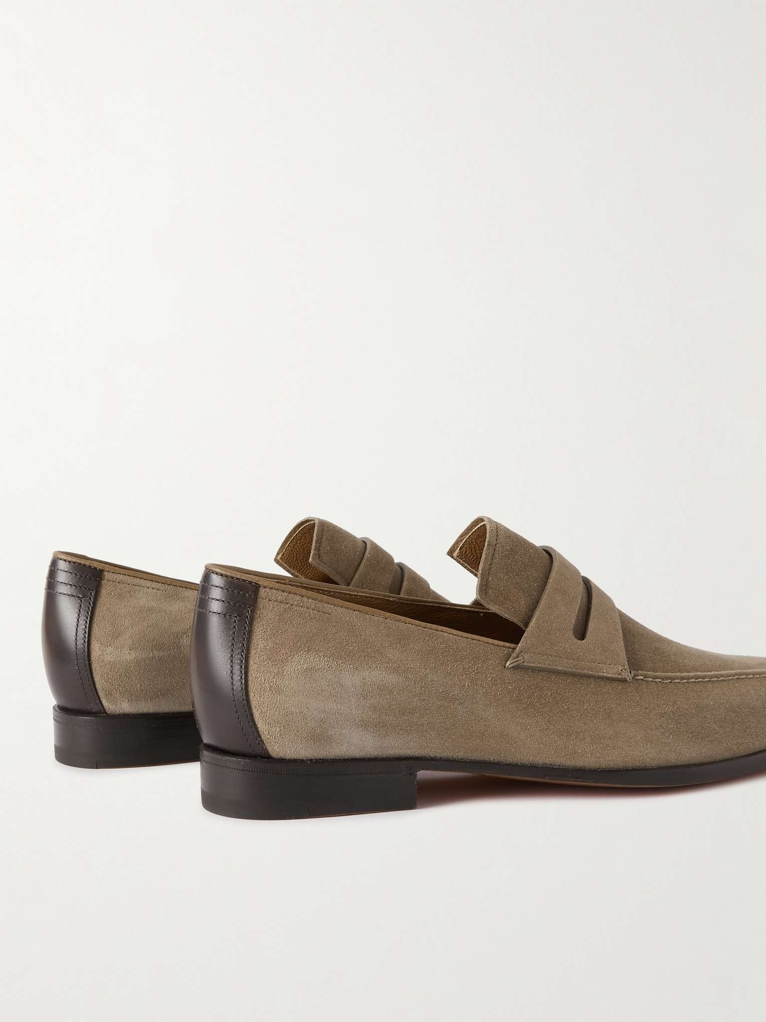 Suede Penny Loafers - 5