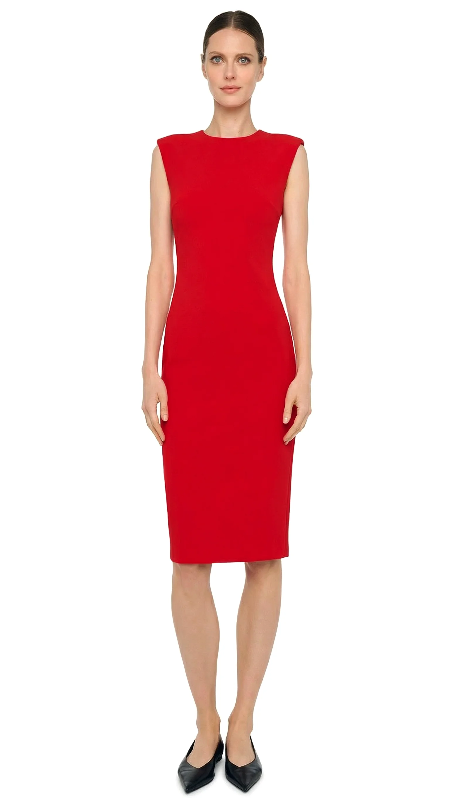 SLEEVELESS DRESS TO KNEE - 1