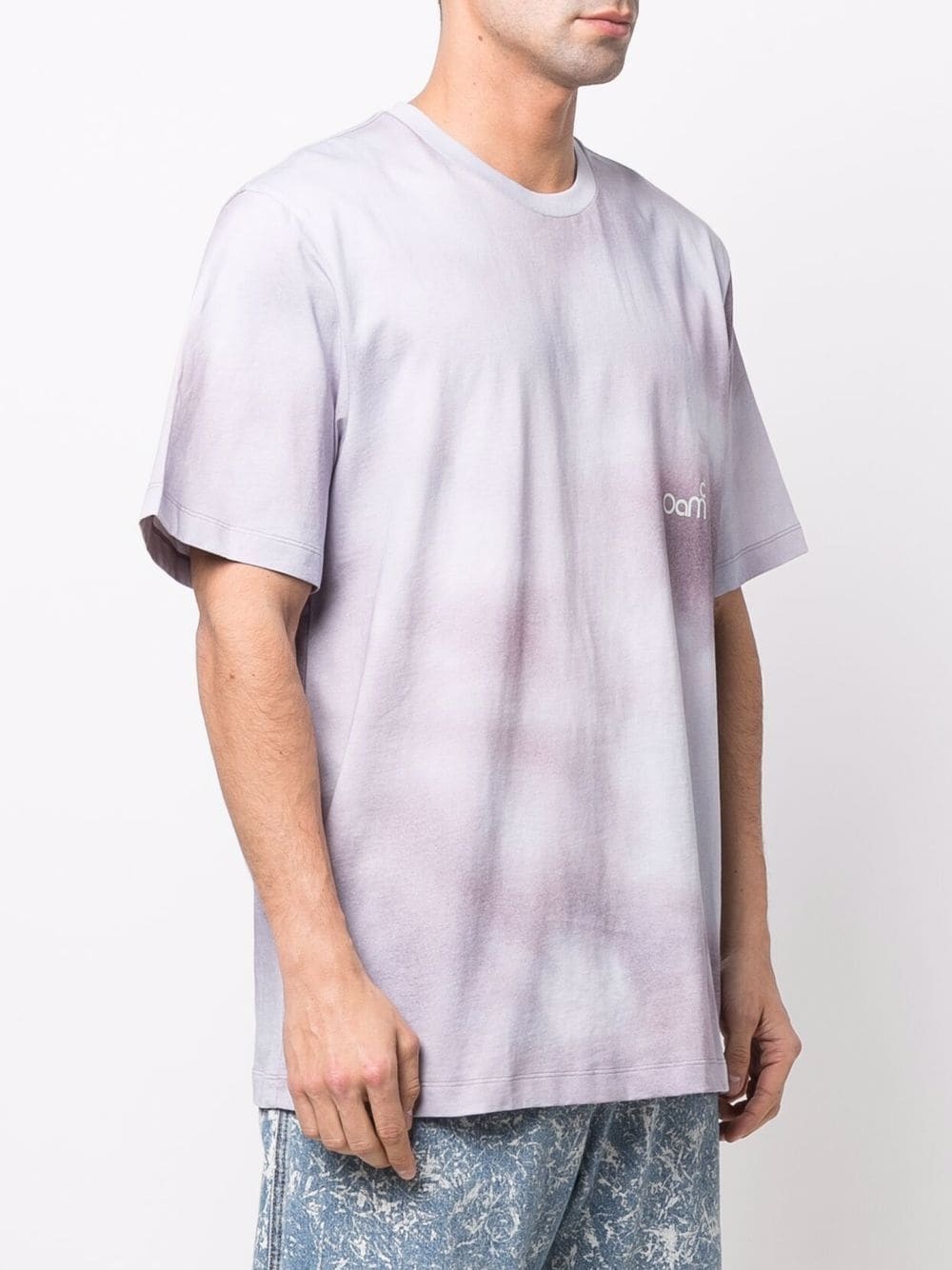 tie-dye logo-print T-shirt - 3