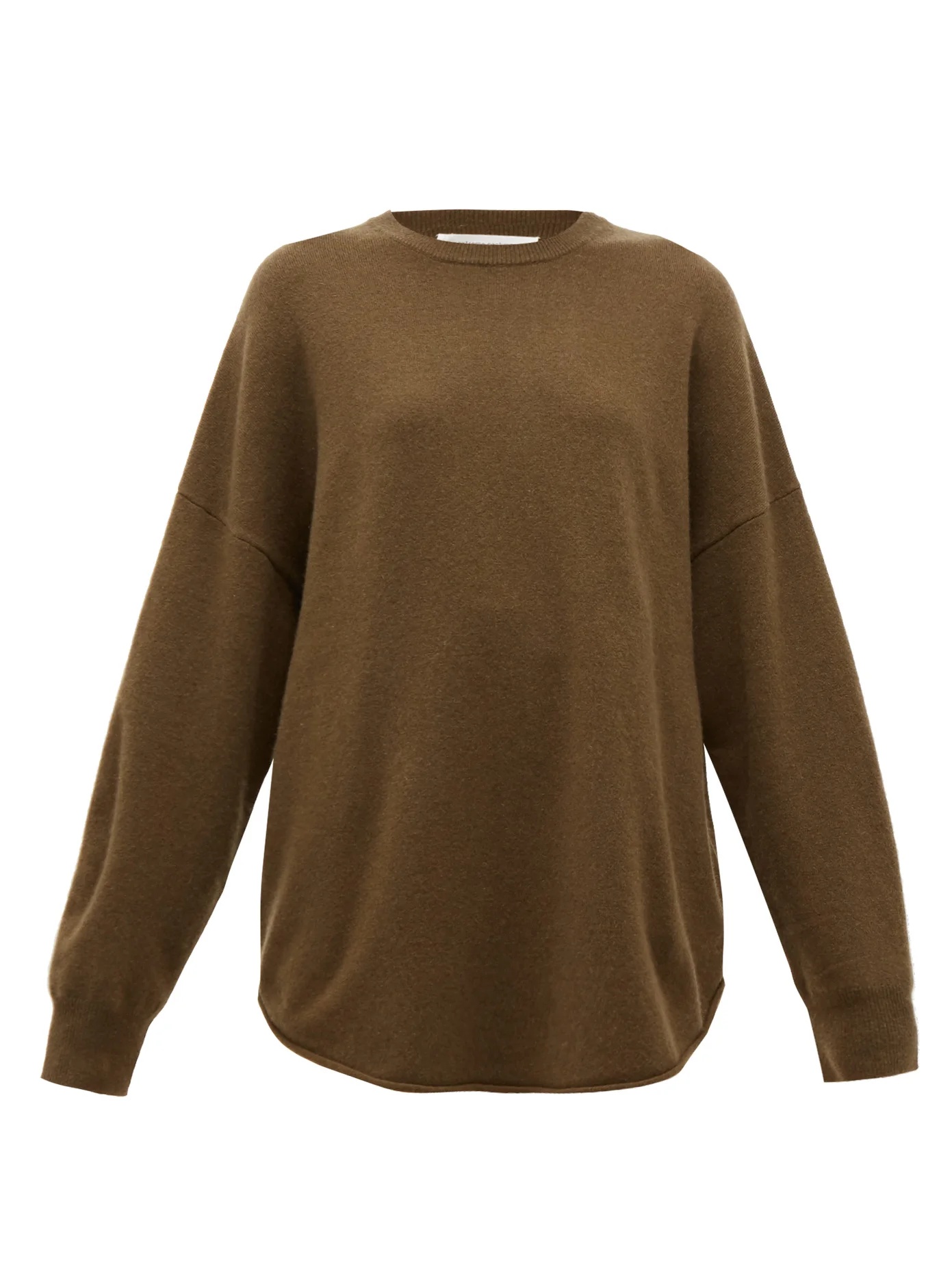 No. 53 Crew Hop oversized stretch-cashmere sweater - 1