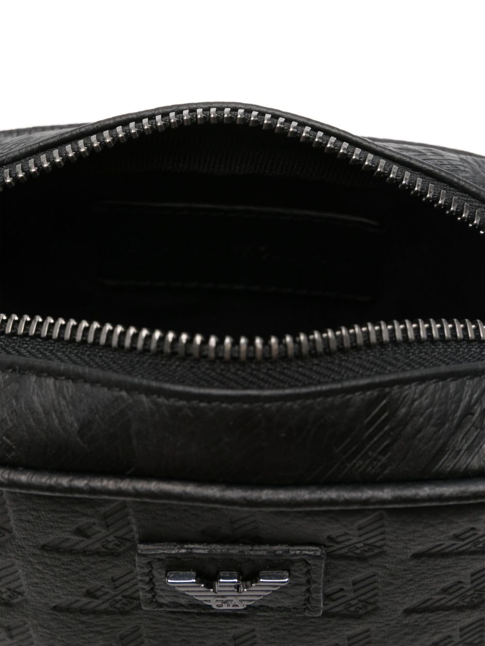 embossed-logo messenger bag - 4