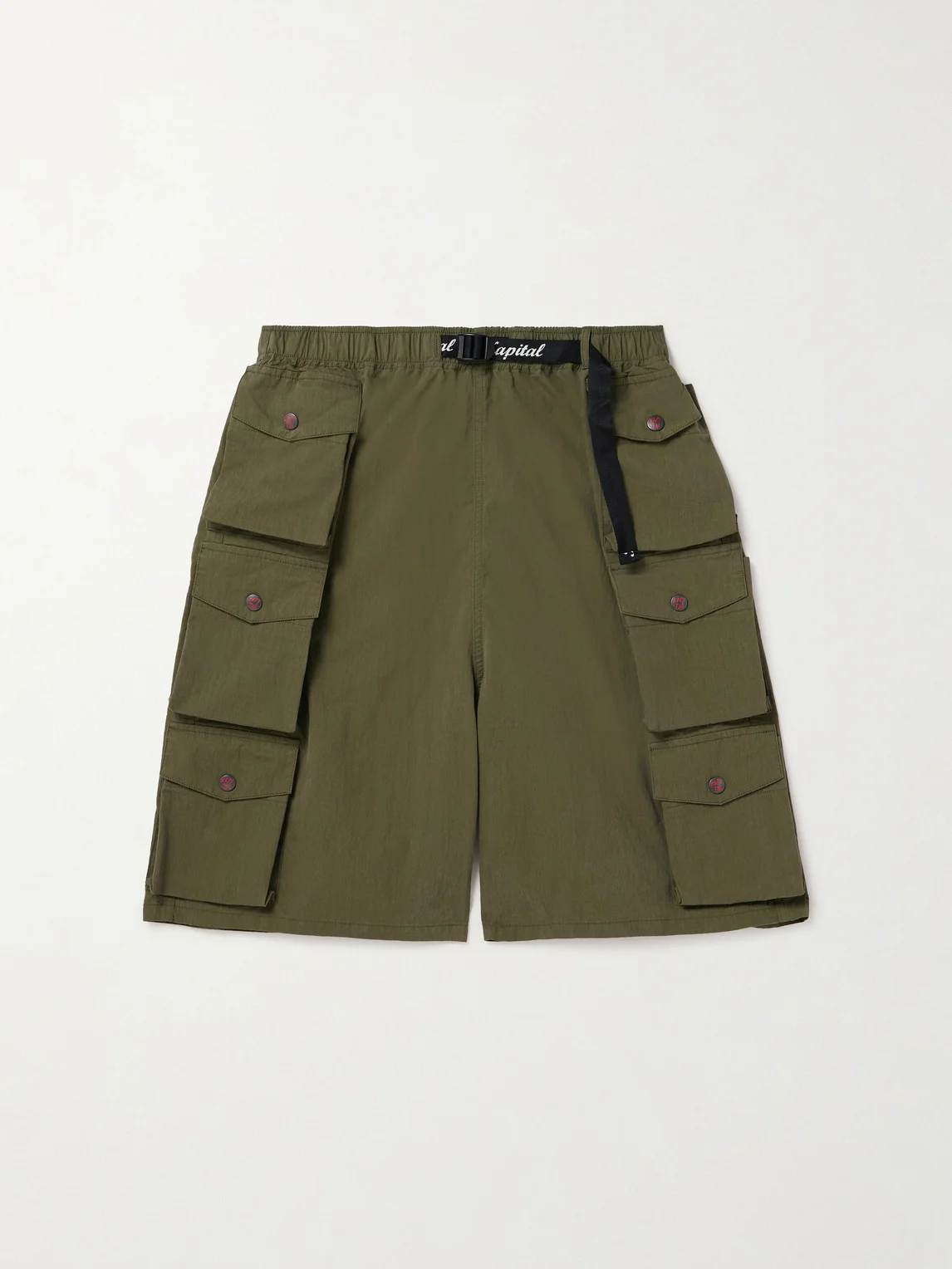 Cotton and Nylon-Blend Ripstop Drawstring Cargo Shorts - 1