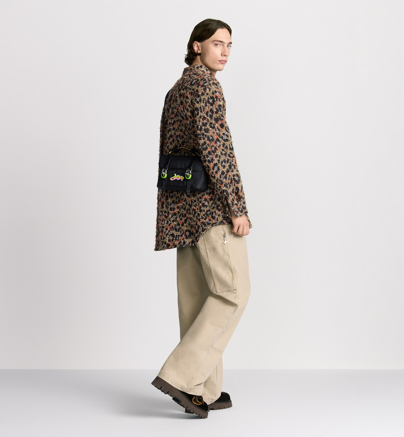 DIOR AND LEWIS HAMILTON Dior Hit the Road Messenger Bag with Flap 4