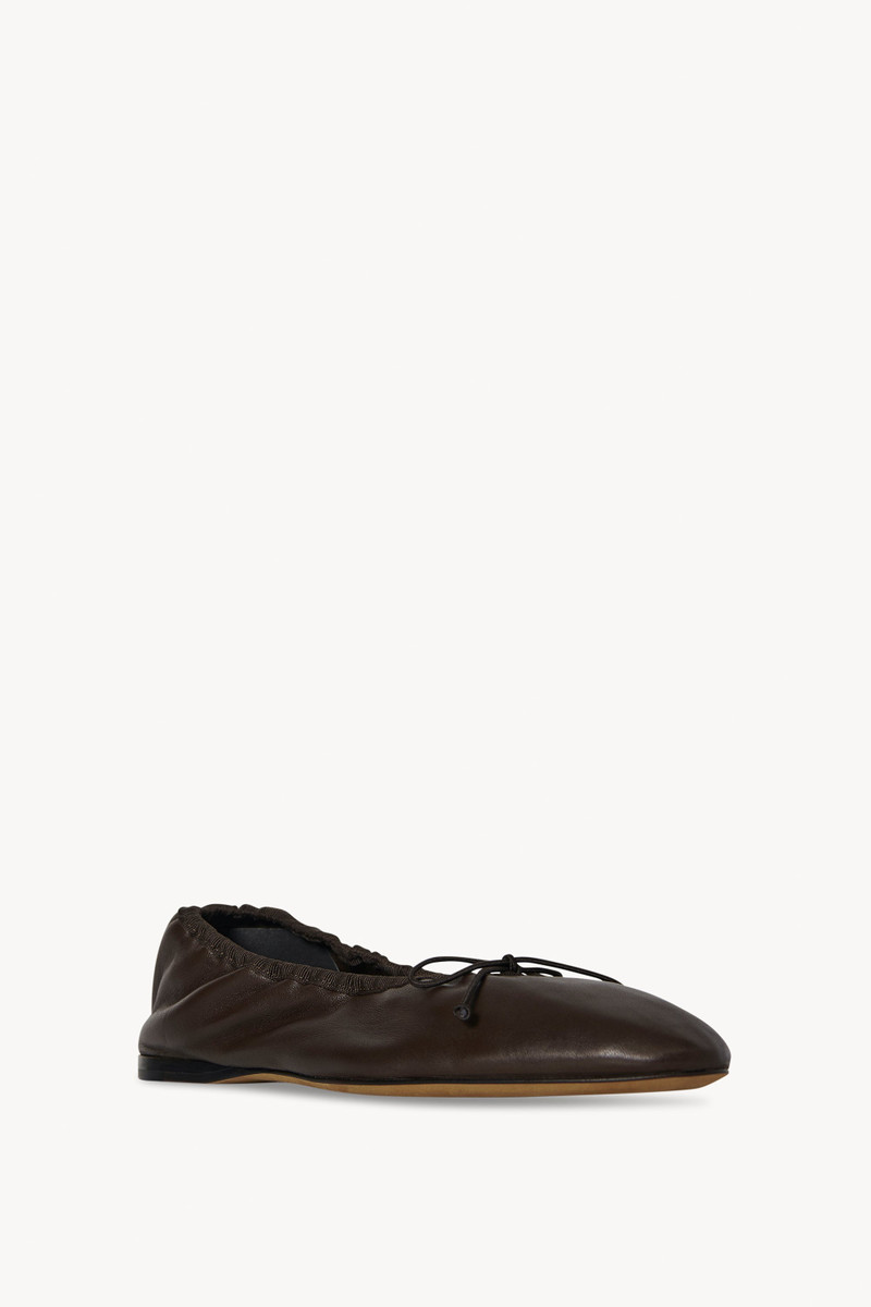 The Row Awar Ballerina Flat in Leather outlook