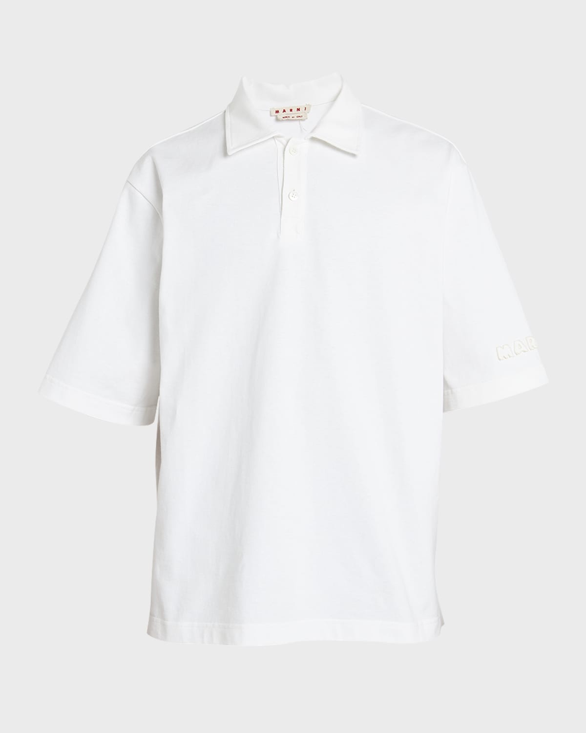 Marni Men's Oversized Polo Shirt | neimanmarcus | REVERSIBLE