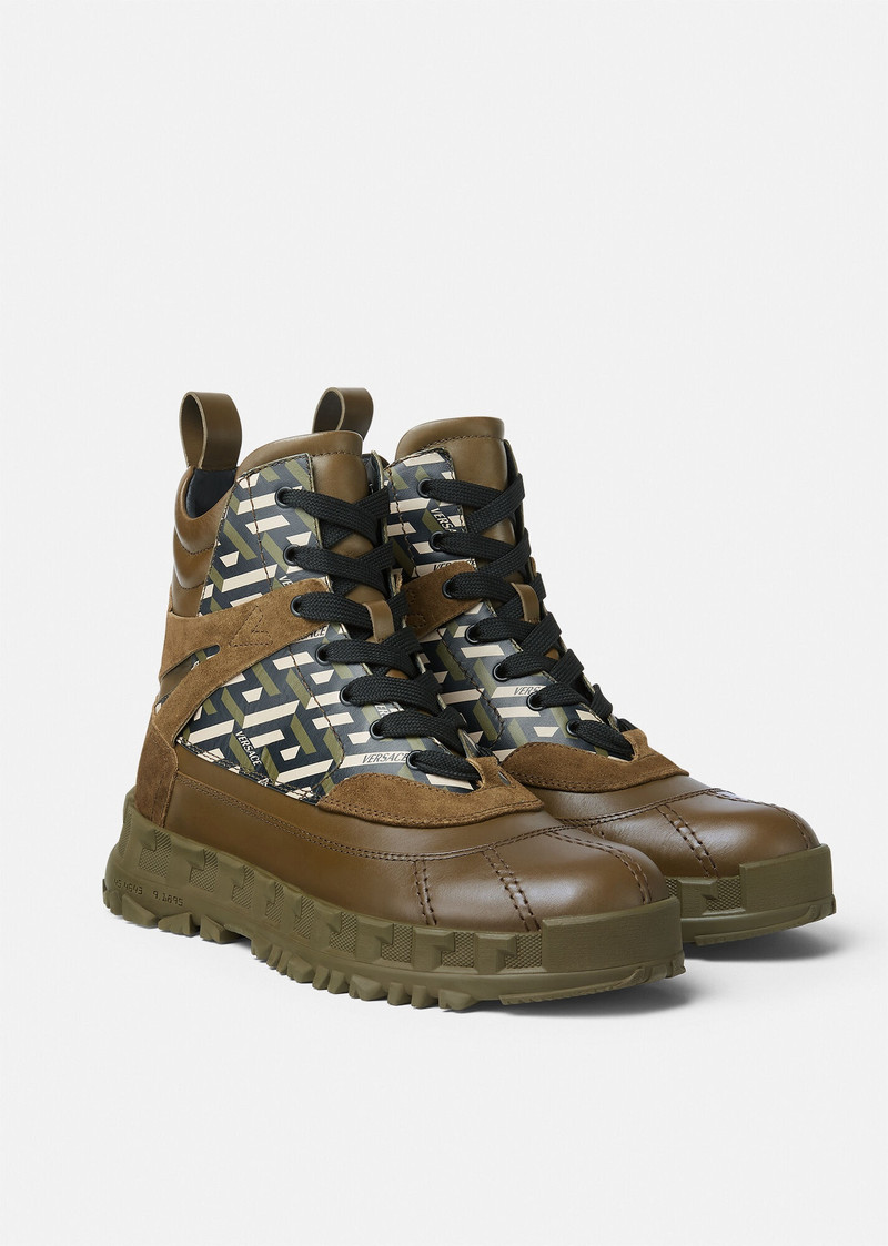 Greca Rhegis La Greca Print Boots 4