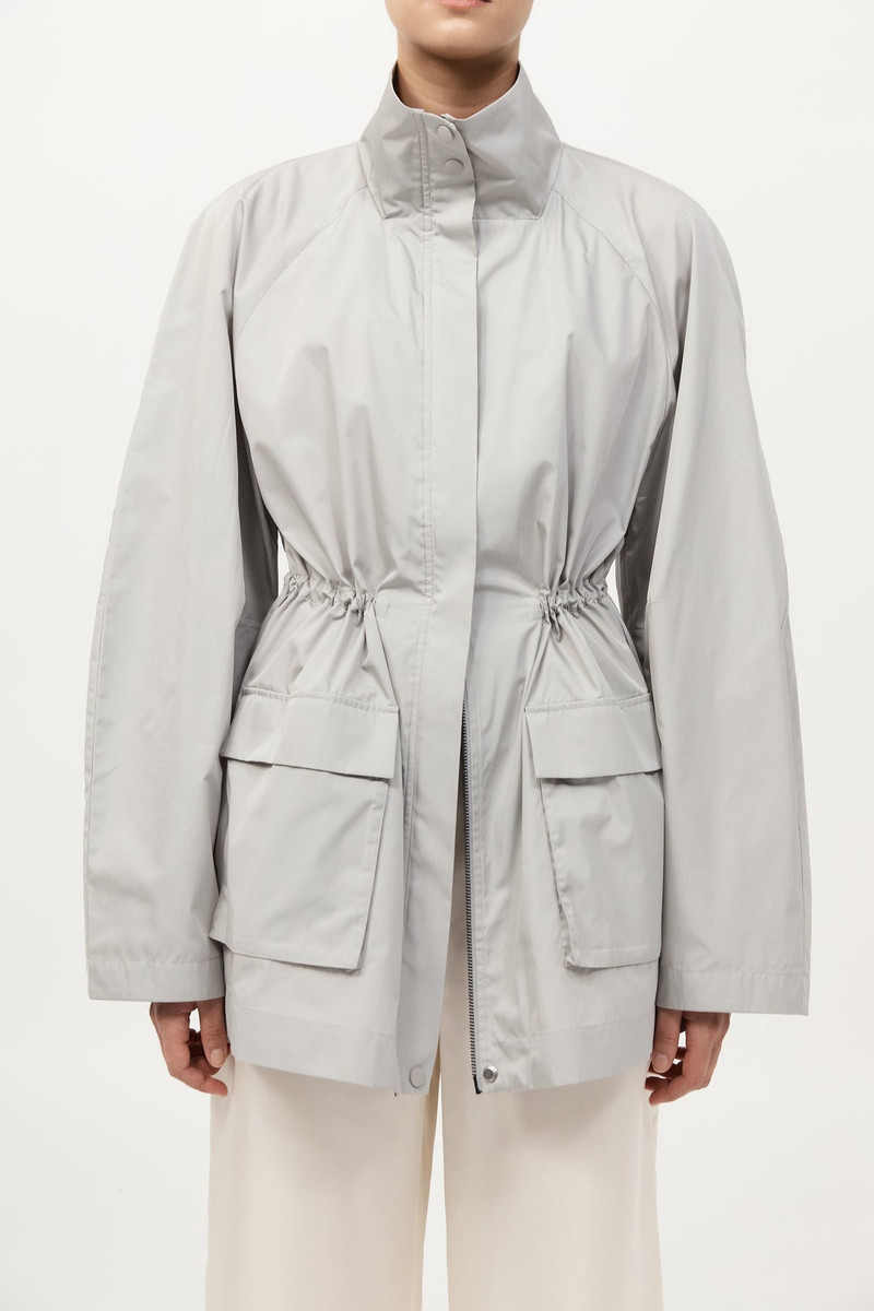 Paper Taffeta Parka - Silver 3