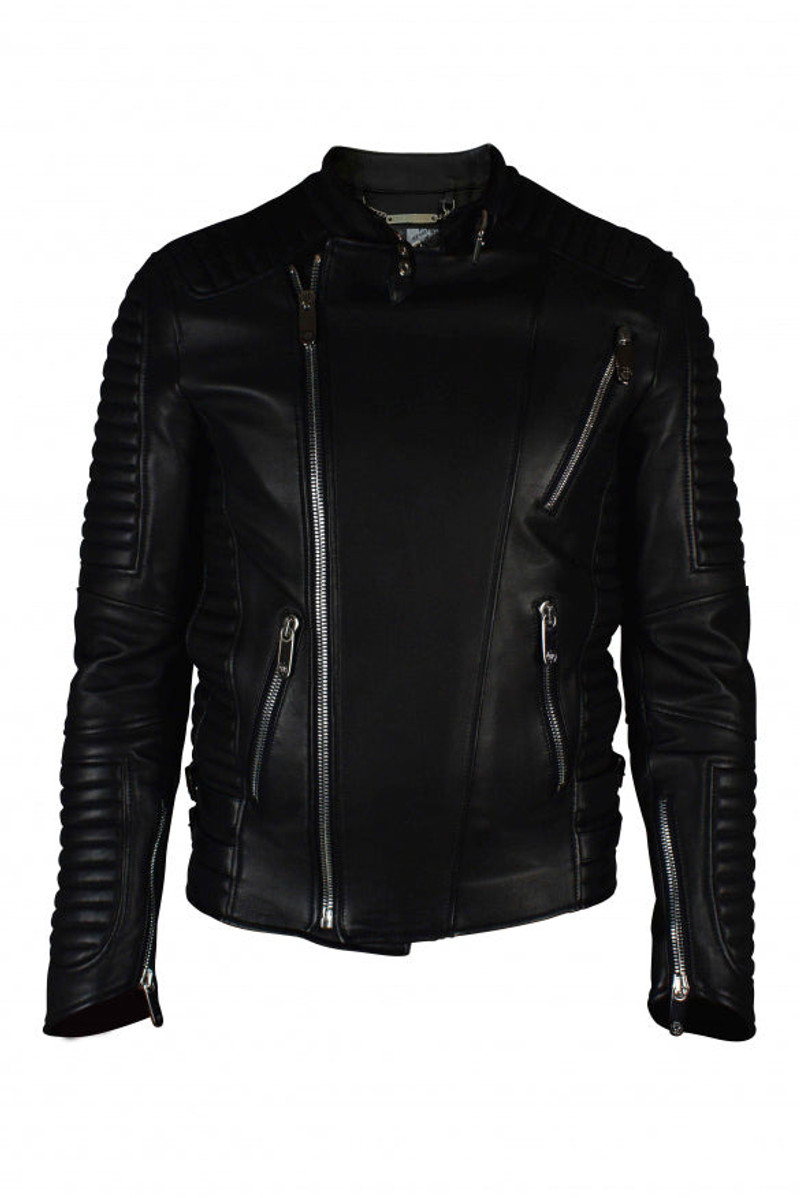 Philipp Plein Men Biker Jacket - 1