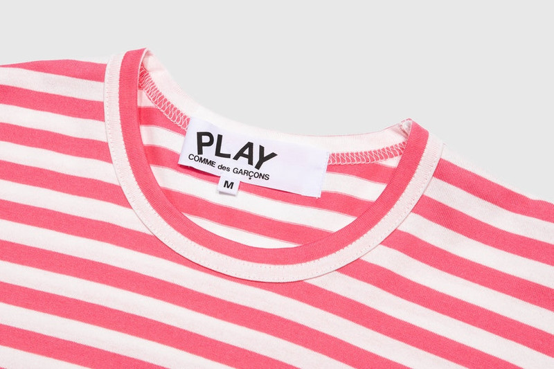 Comme des Garçons PLAY STRIPED L/S T-SHIRT outlook