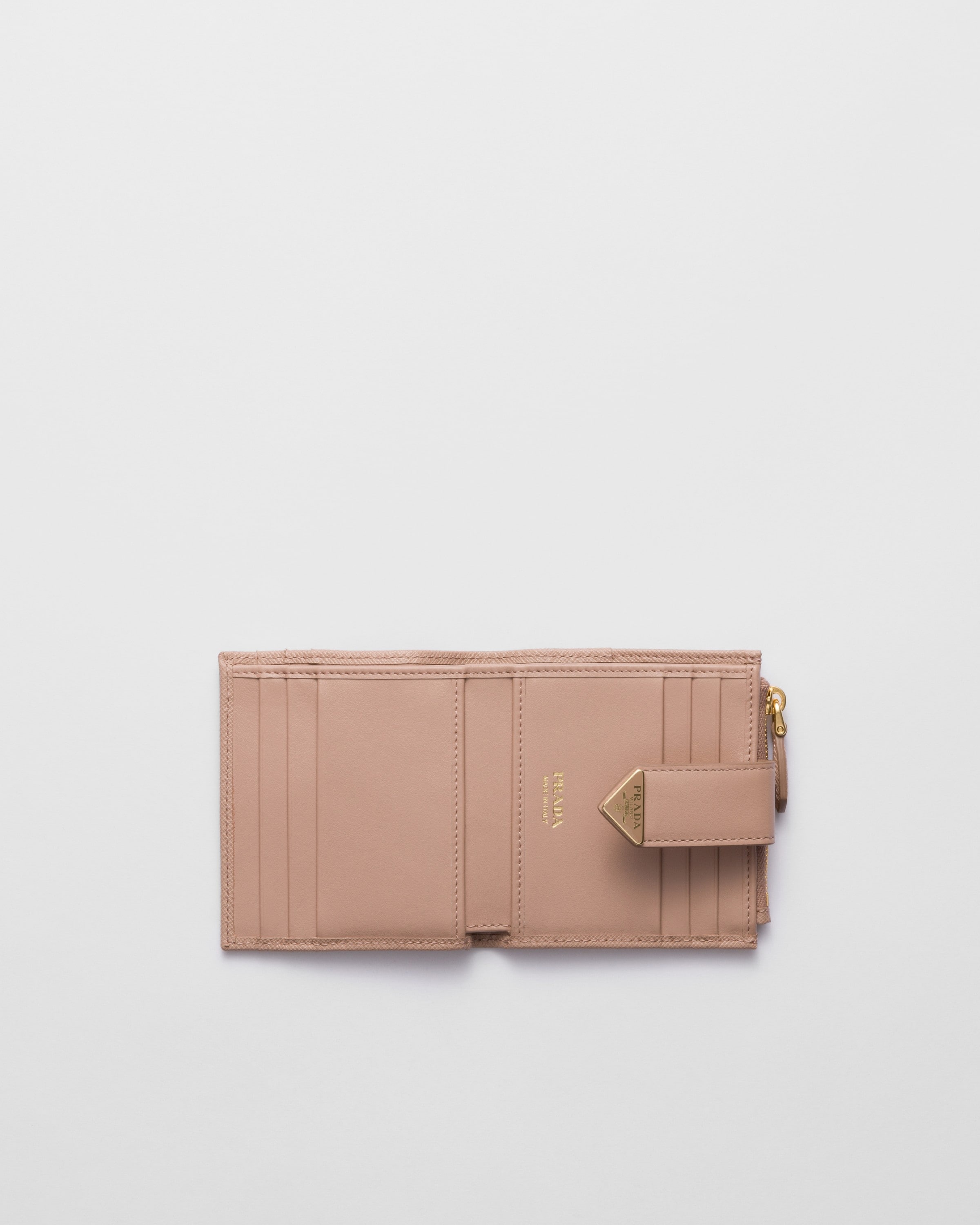 Small Saffiano and smooth leather wallet - 2