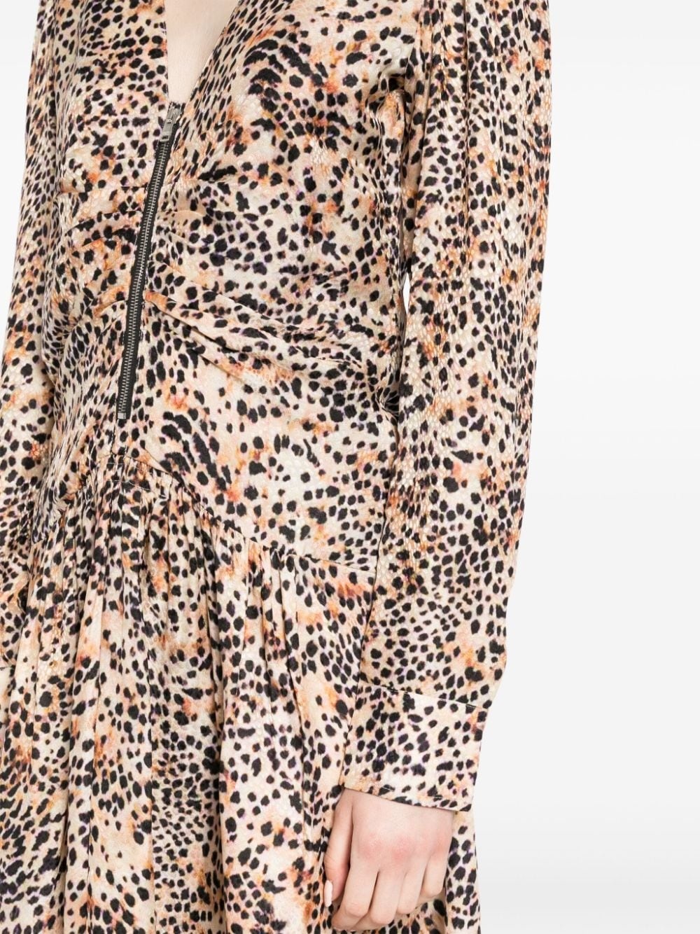 Magaly V Neck Midi dress - 5