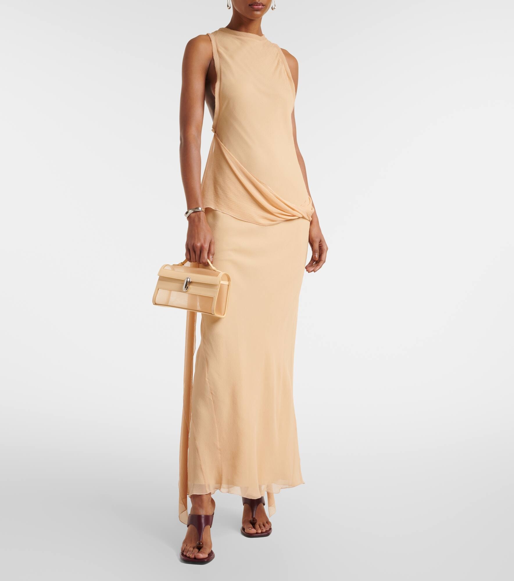 Symmetry Pochette leather-trimmed tote bag - 5