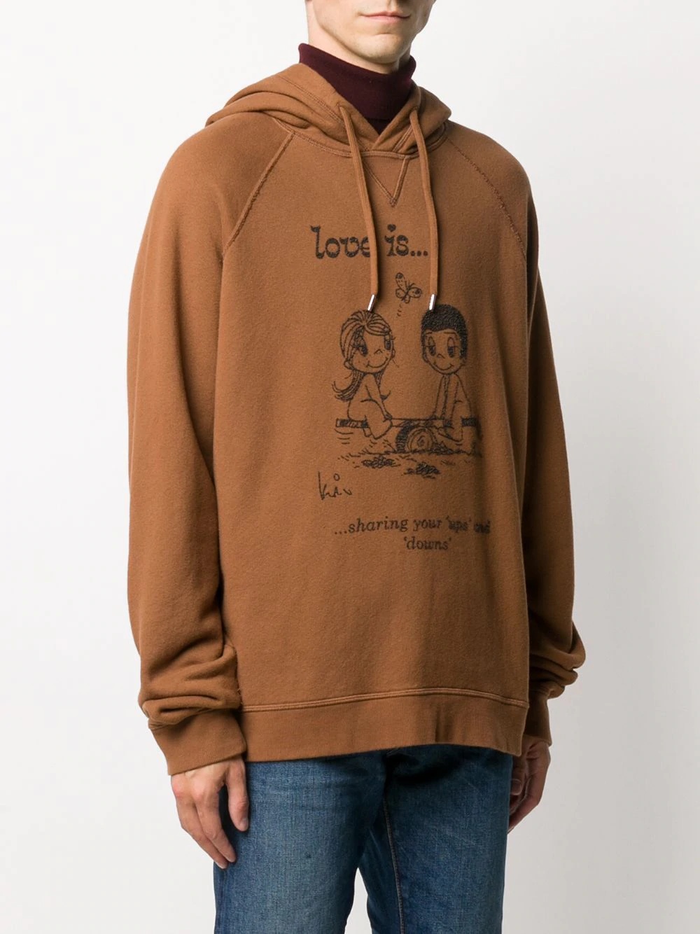 Love Is printed hoodie - 3