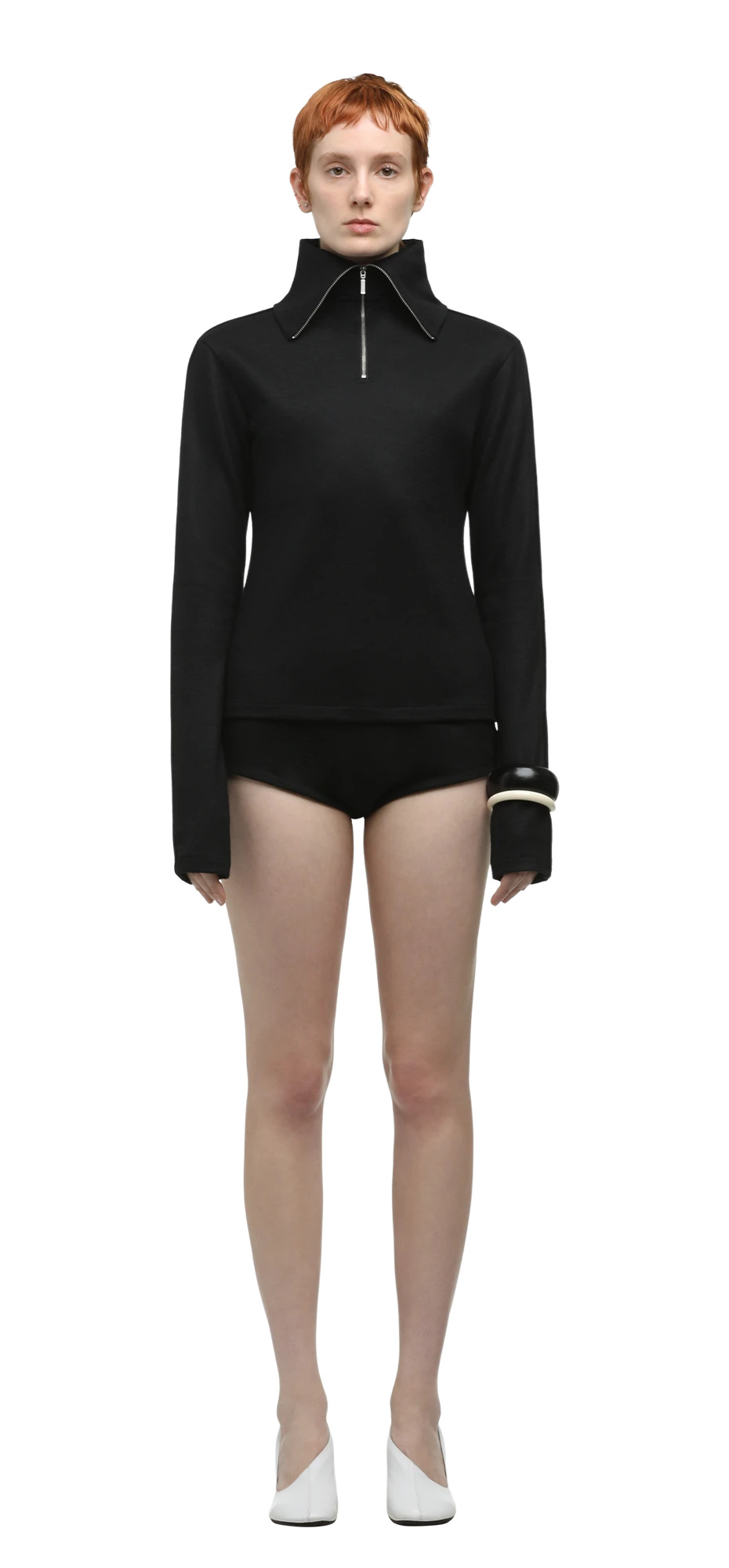 APEX WOOL TOP BLACK - 3