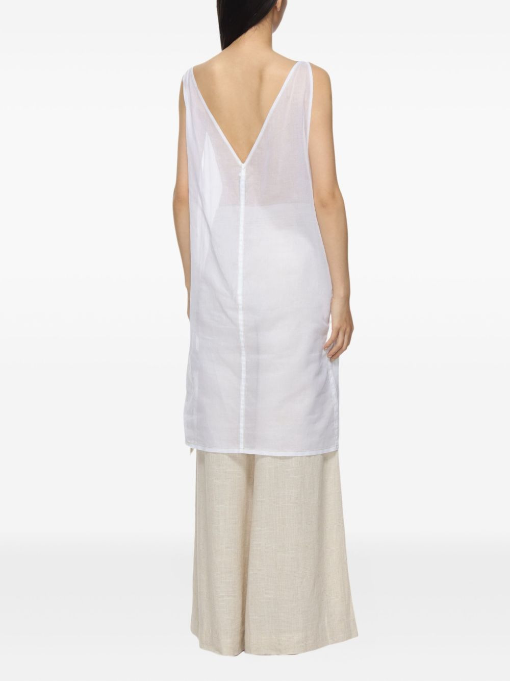 V-neck dress - 5