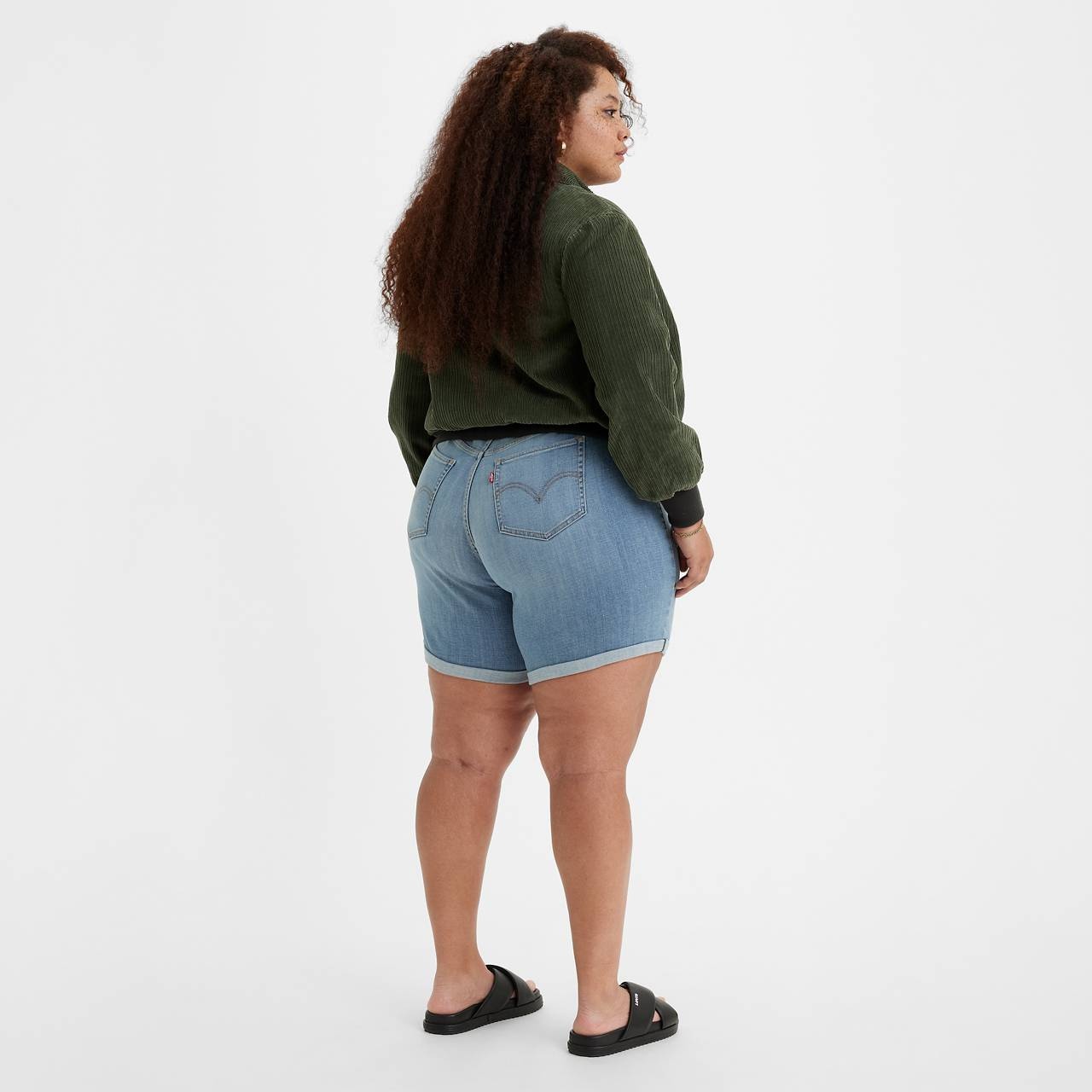 MID LENGTH WOMEN'S SHORTS (PLUS SIZE) - 3