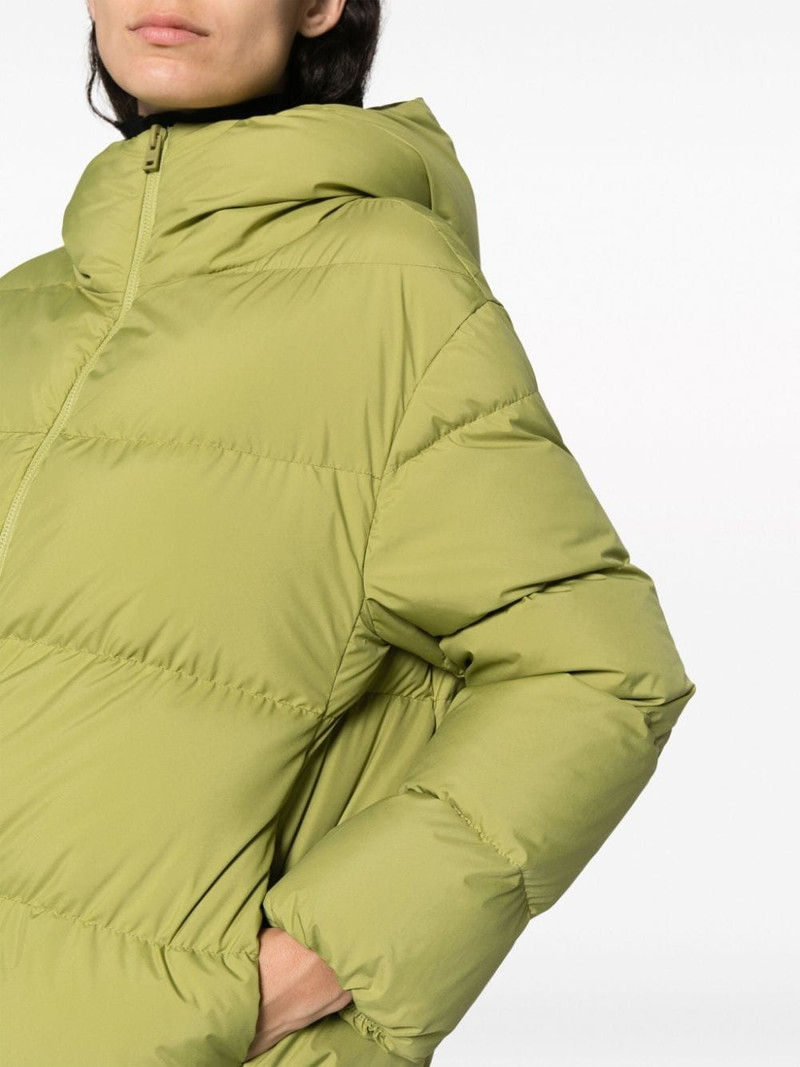 zip-up hooded down jacket 5