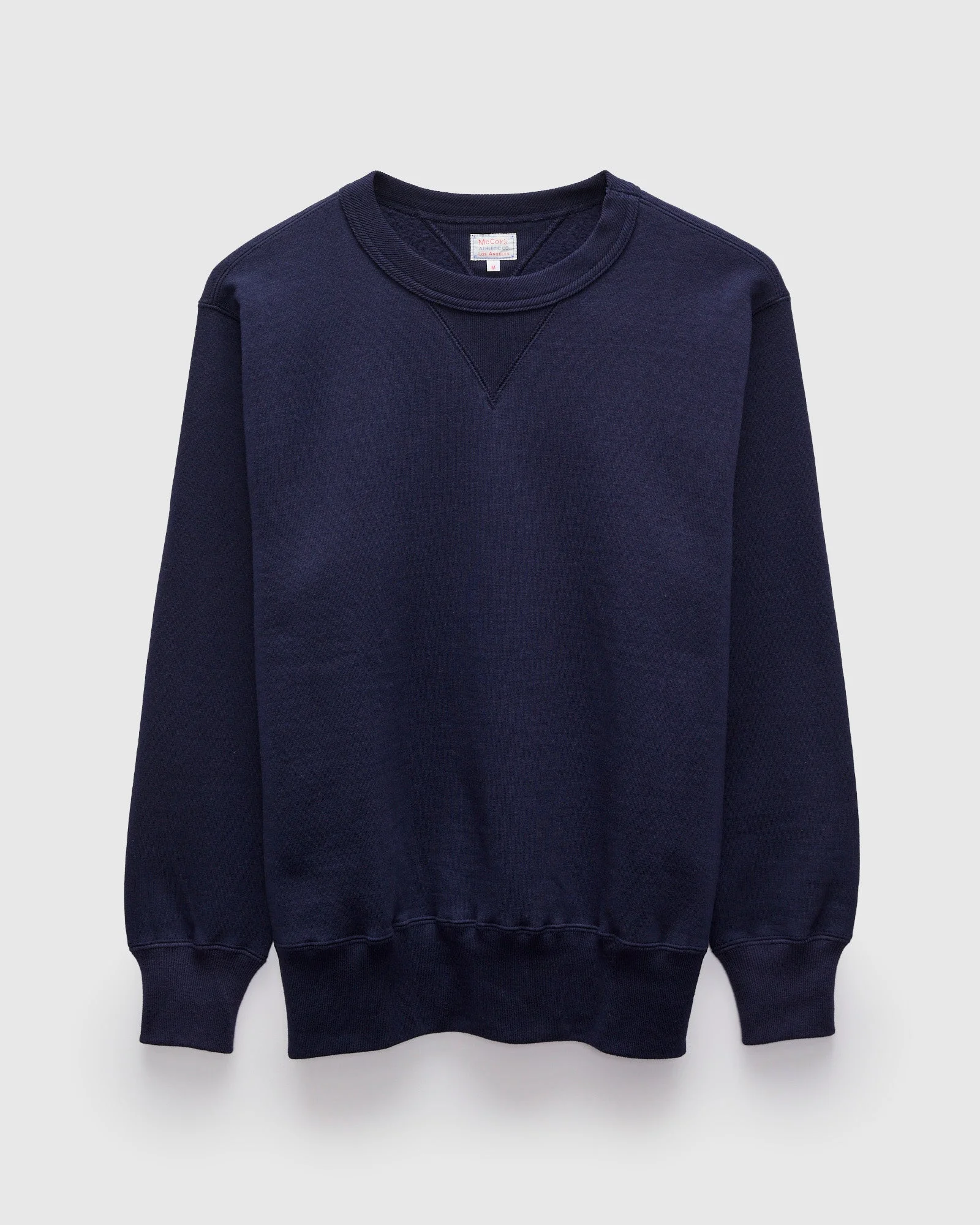 10oz Loopwheel Crewneck Sweatshirt in Navy - 1