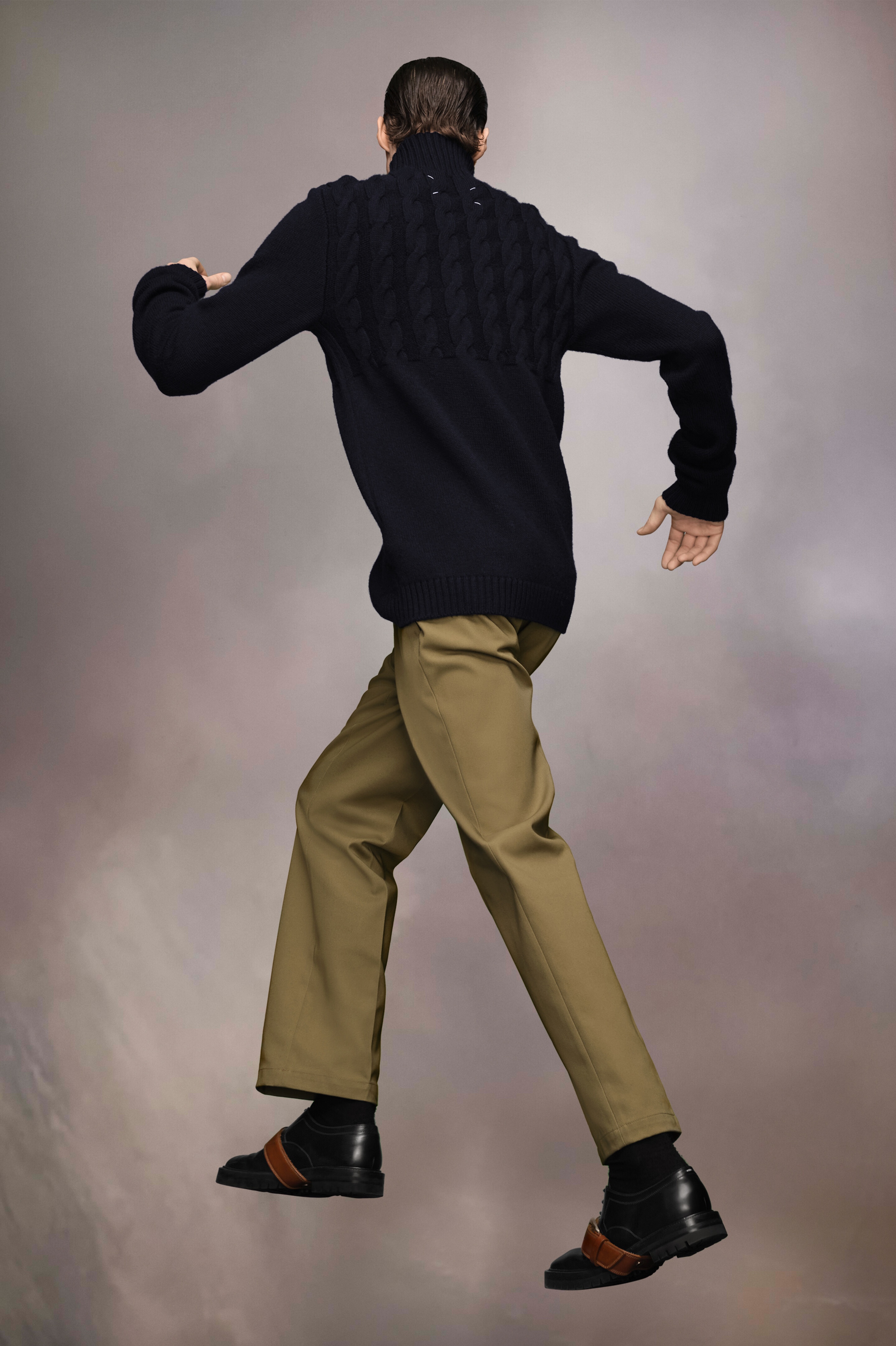 High-neck Virgin Wool Sweater - 5
