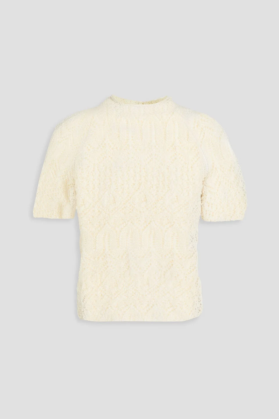 Crochet-knit T-shirt - 1