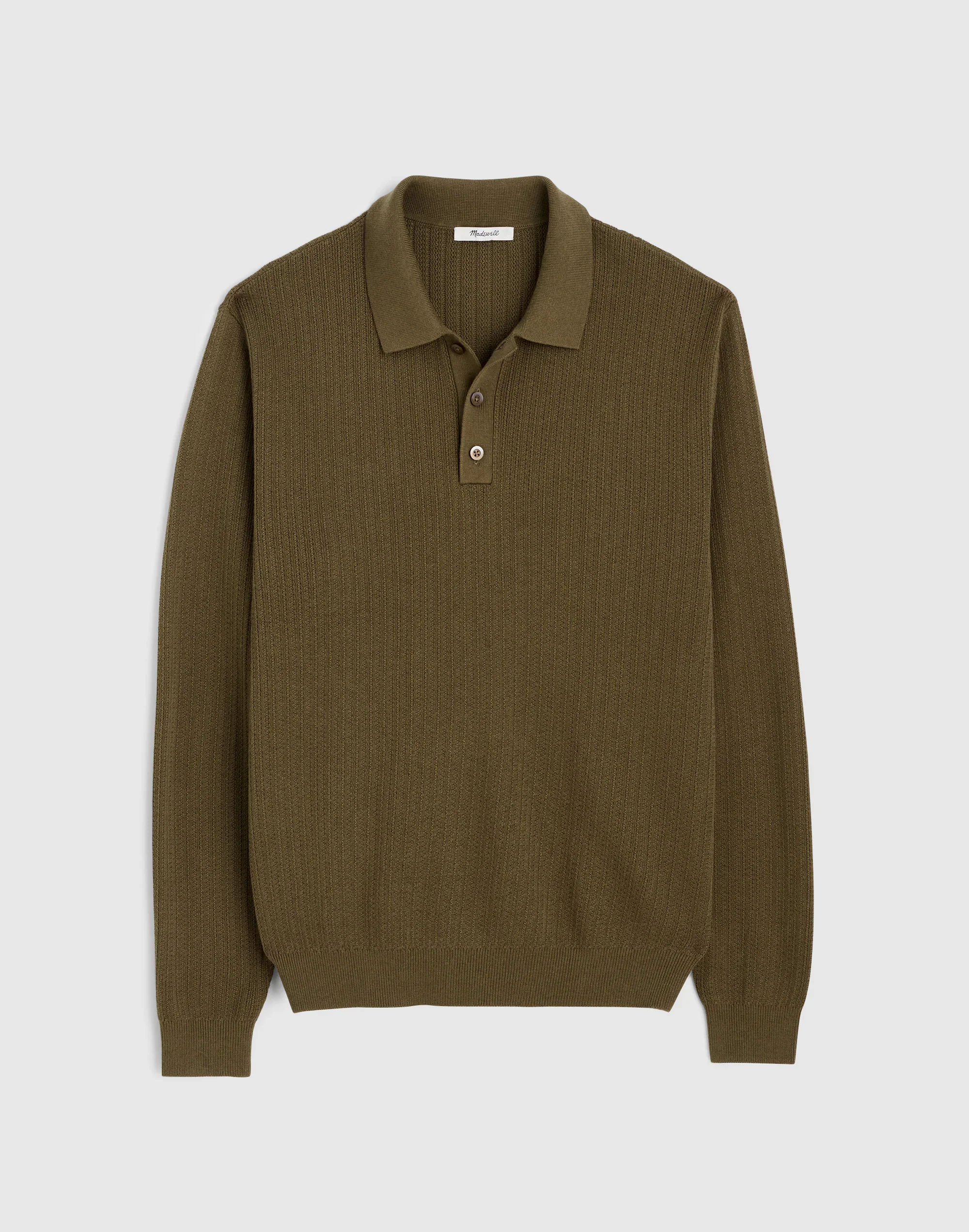 Long-Sleeve Polo Shirt - 1
