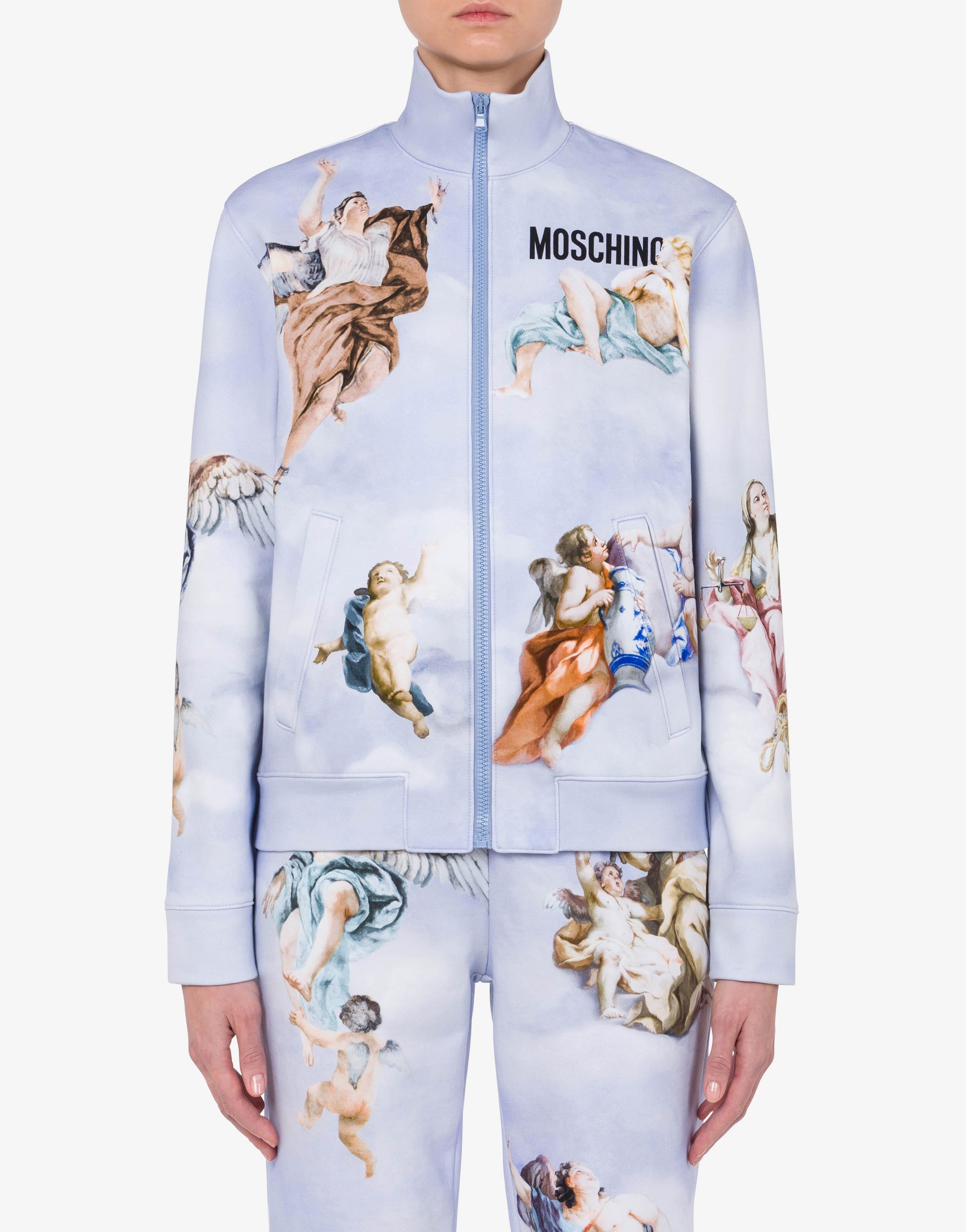 FRESCO PRINT COTTON SWEATSHIRT - 2