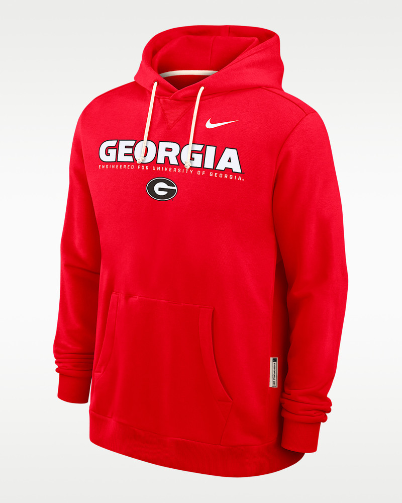 Georgia Sideline Men's Nike Dri-FIT College Pullover Hoodie 1