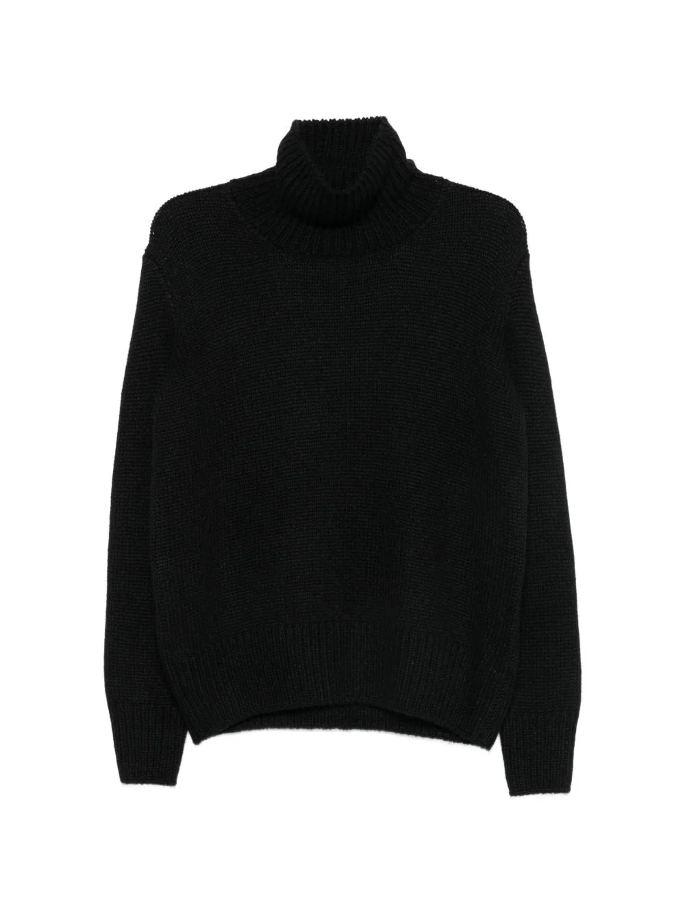 ribbed-knit roll-neck sweater - 1