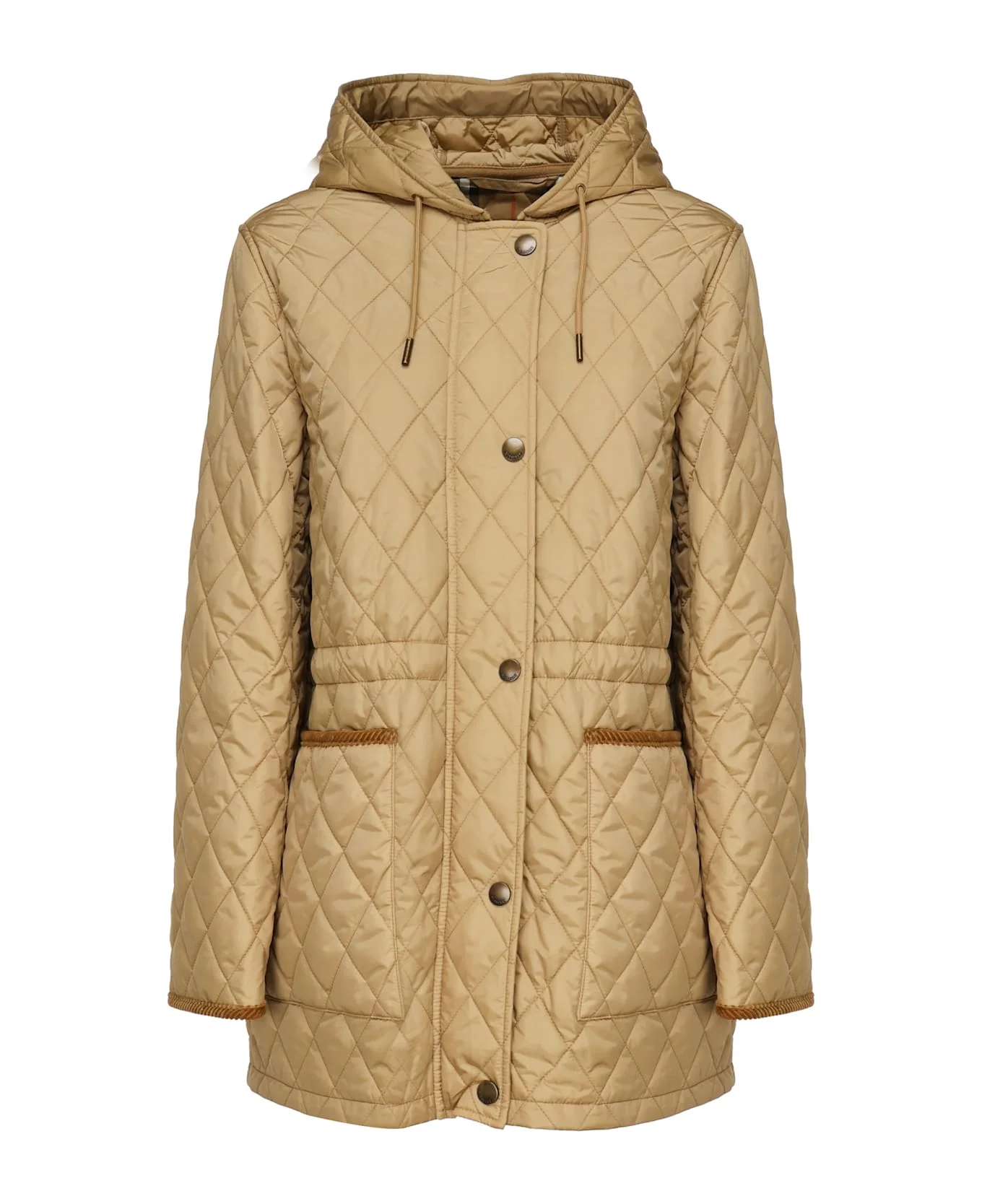 Quilted Nylon Parka - 1