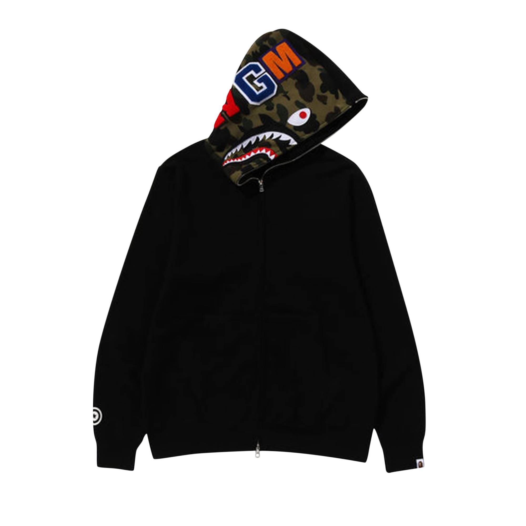 BAPE Shark Full Zip Hoodie 'Black' - 2