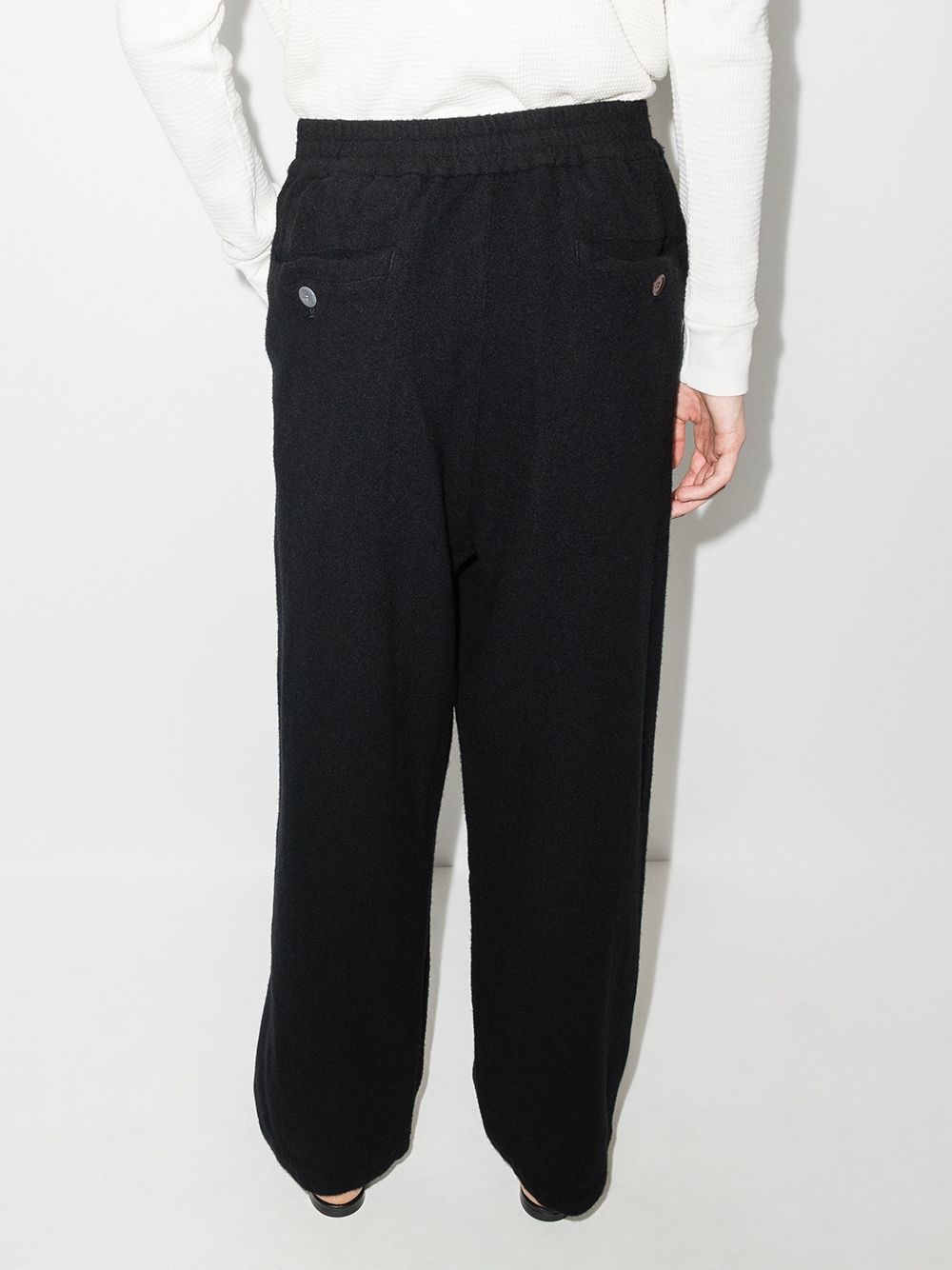 loose-fit wool track pants - 3